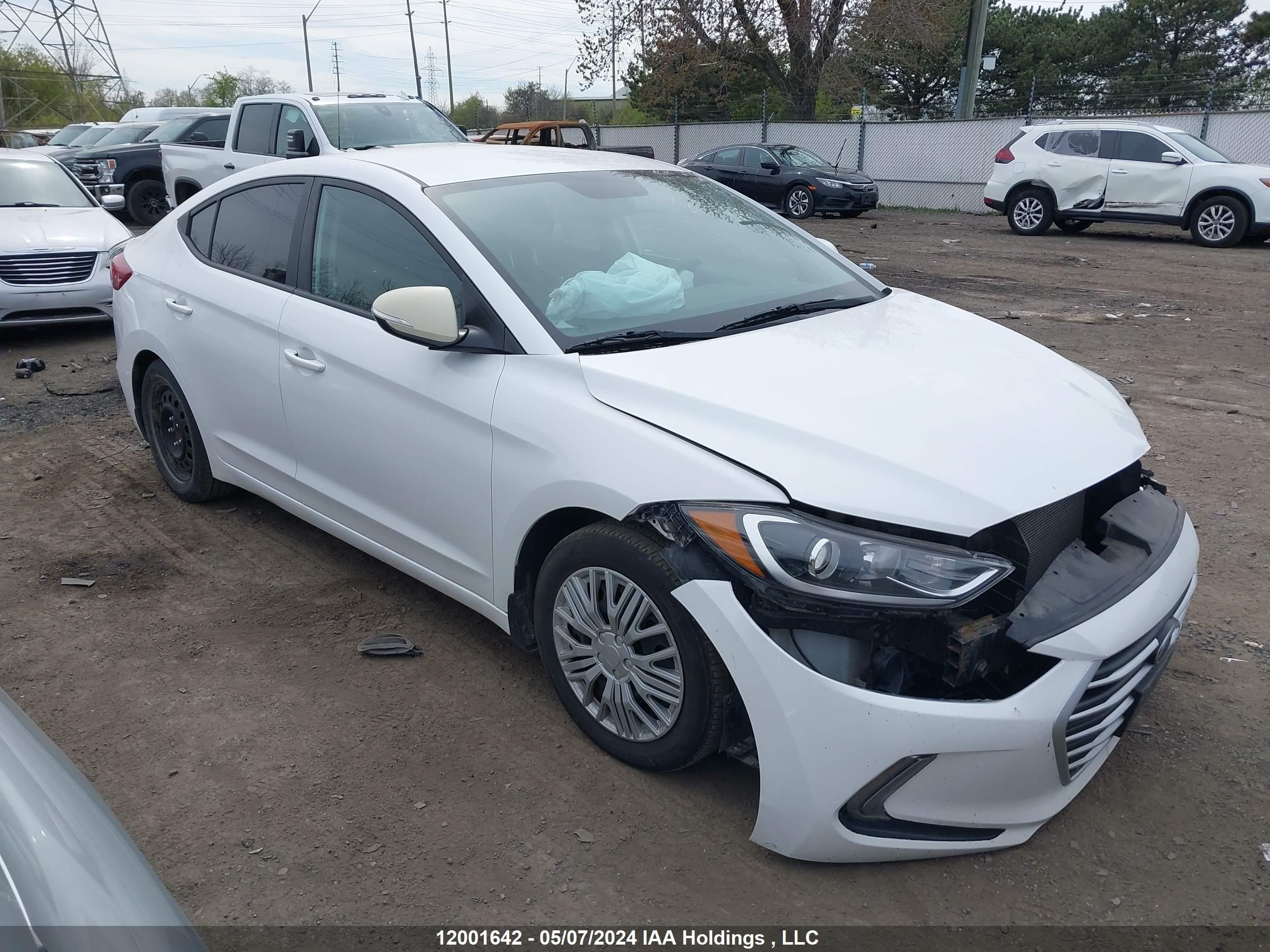 HYUNDAI ELANTRA 2017 kmhd84lf4hu093543