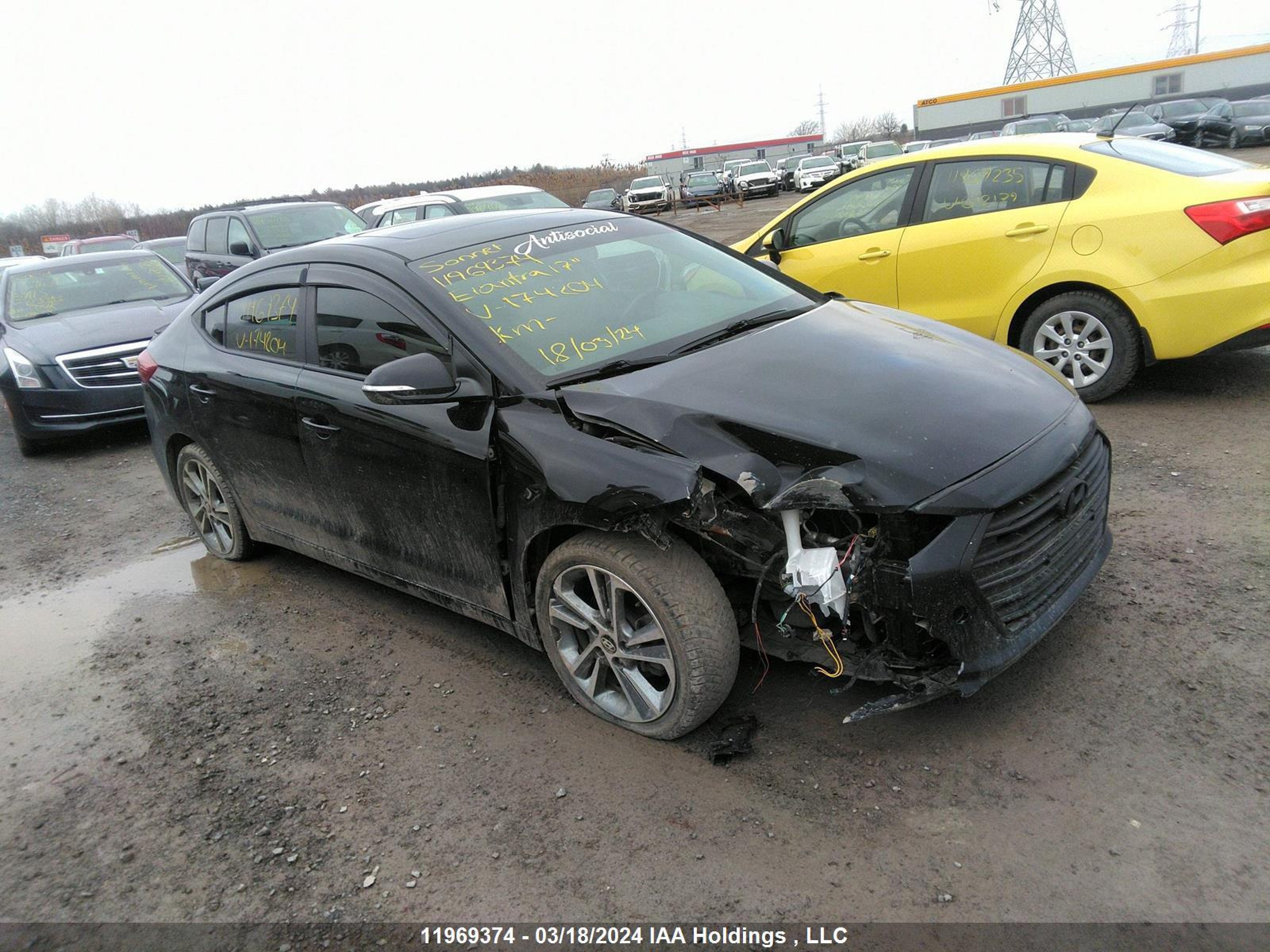 HYUNDAI ELANTRA 2017 kmhd84lf4hu174204