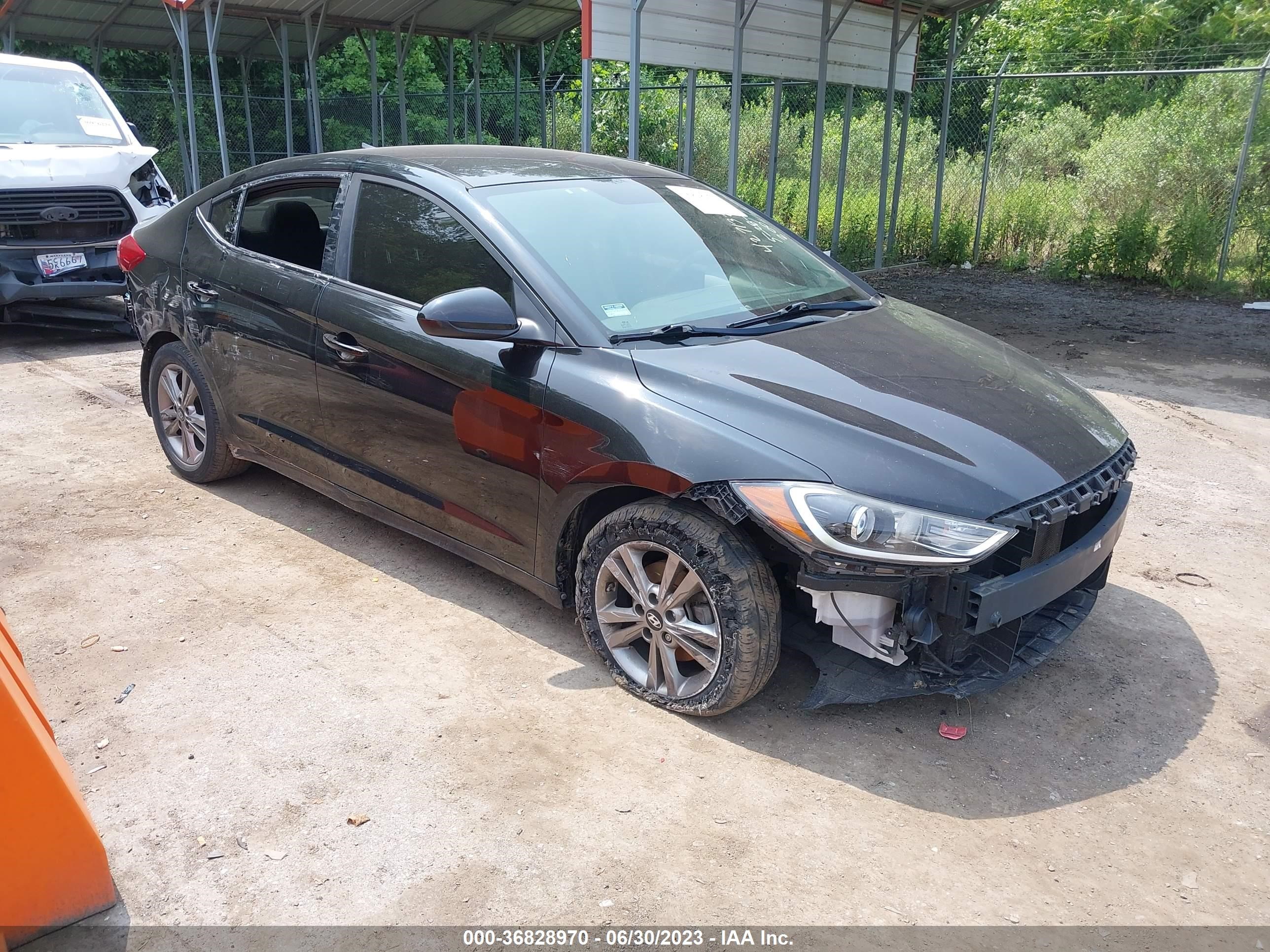 HYUNDAI ELANTRA 2018 kmhd84lf4ju445512