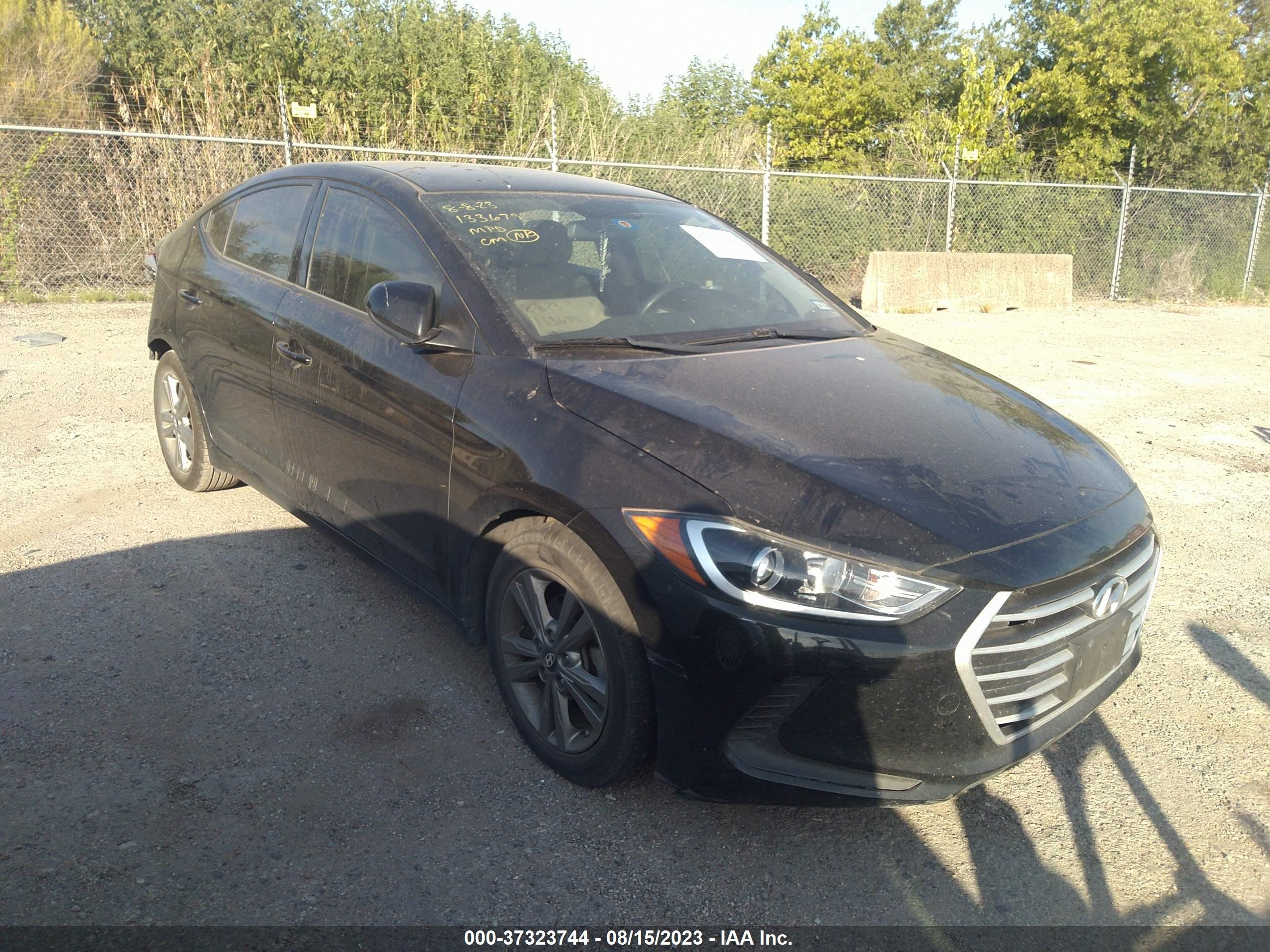 HYUNDAI ELANTRA 2018 kmhd84lf4ju591621