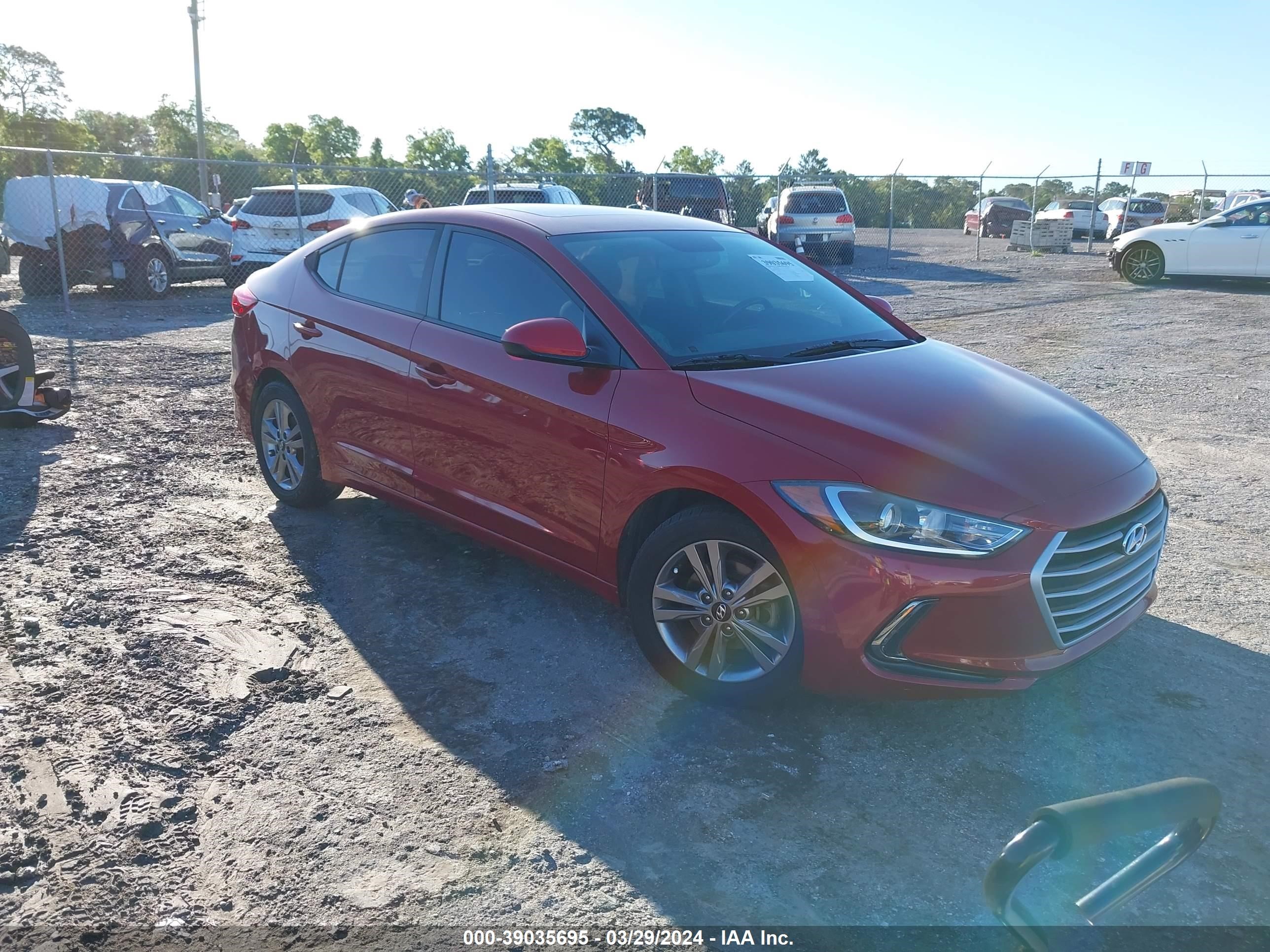 HYUNDAI ELANTRA 2018 kmhd84lf4ju611477