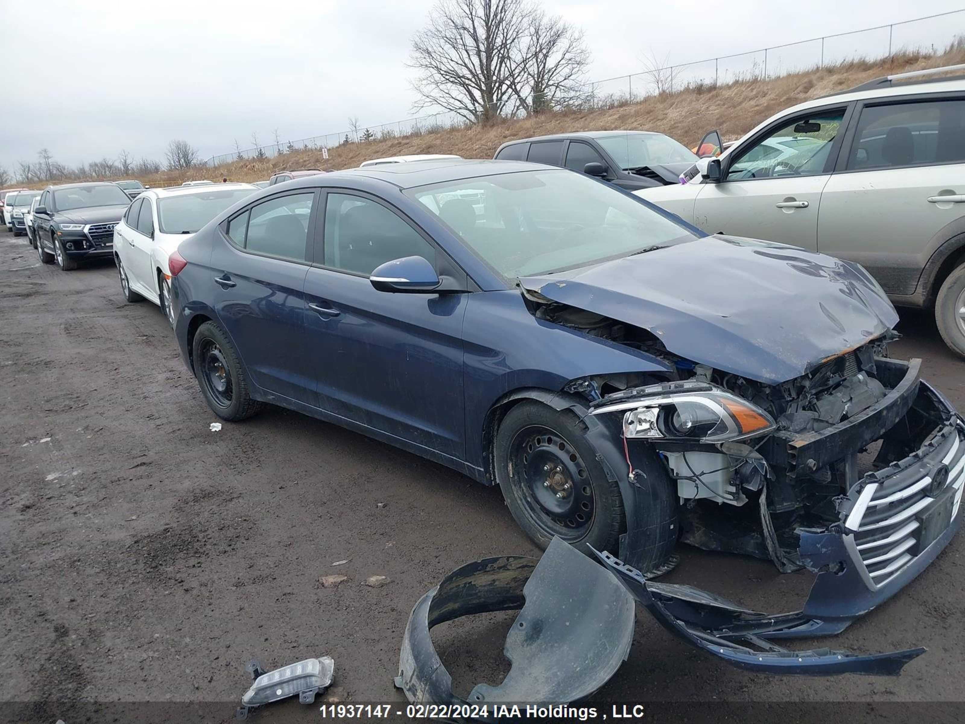 HYUNDAI ELANTRA 2018 kmhd84lf4ju647573