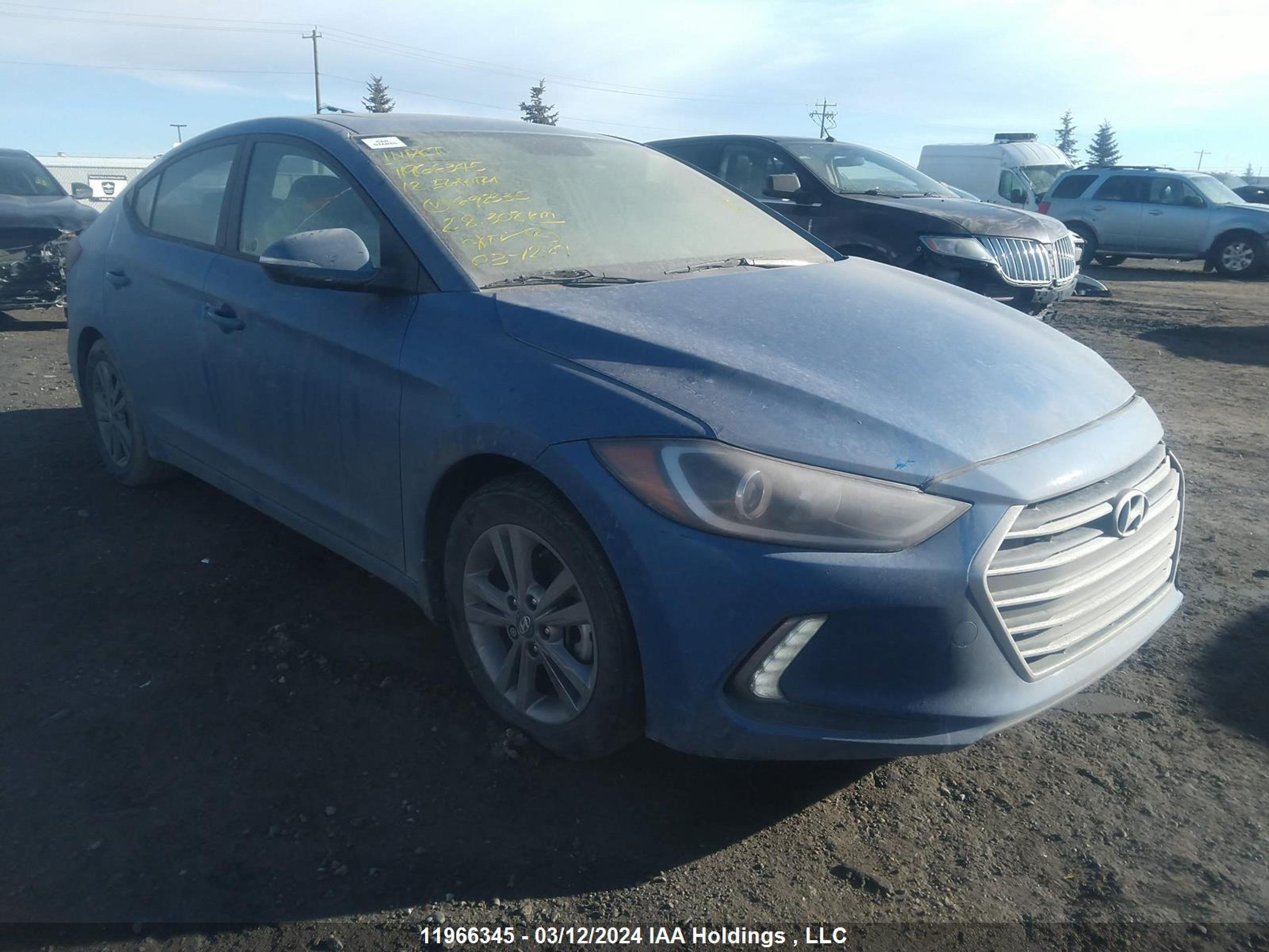 HYUNDAI ELANTRA 2018 kmhd84lf4ju692335