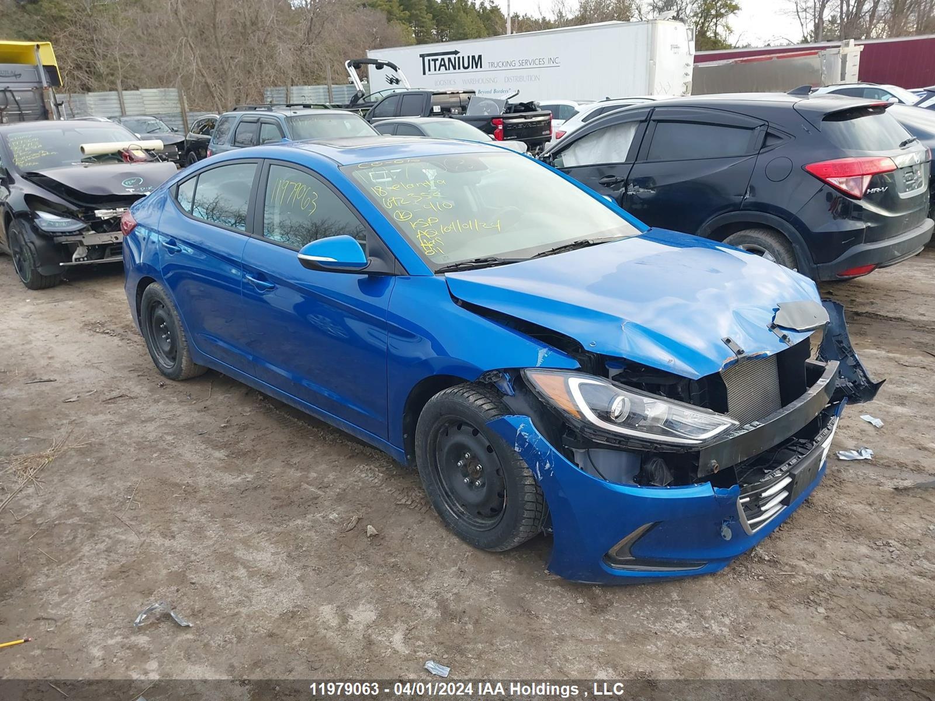 HYUNDAI ELANTRA 2018 kmhd84lf4ju692352