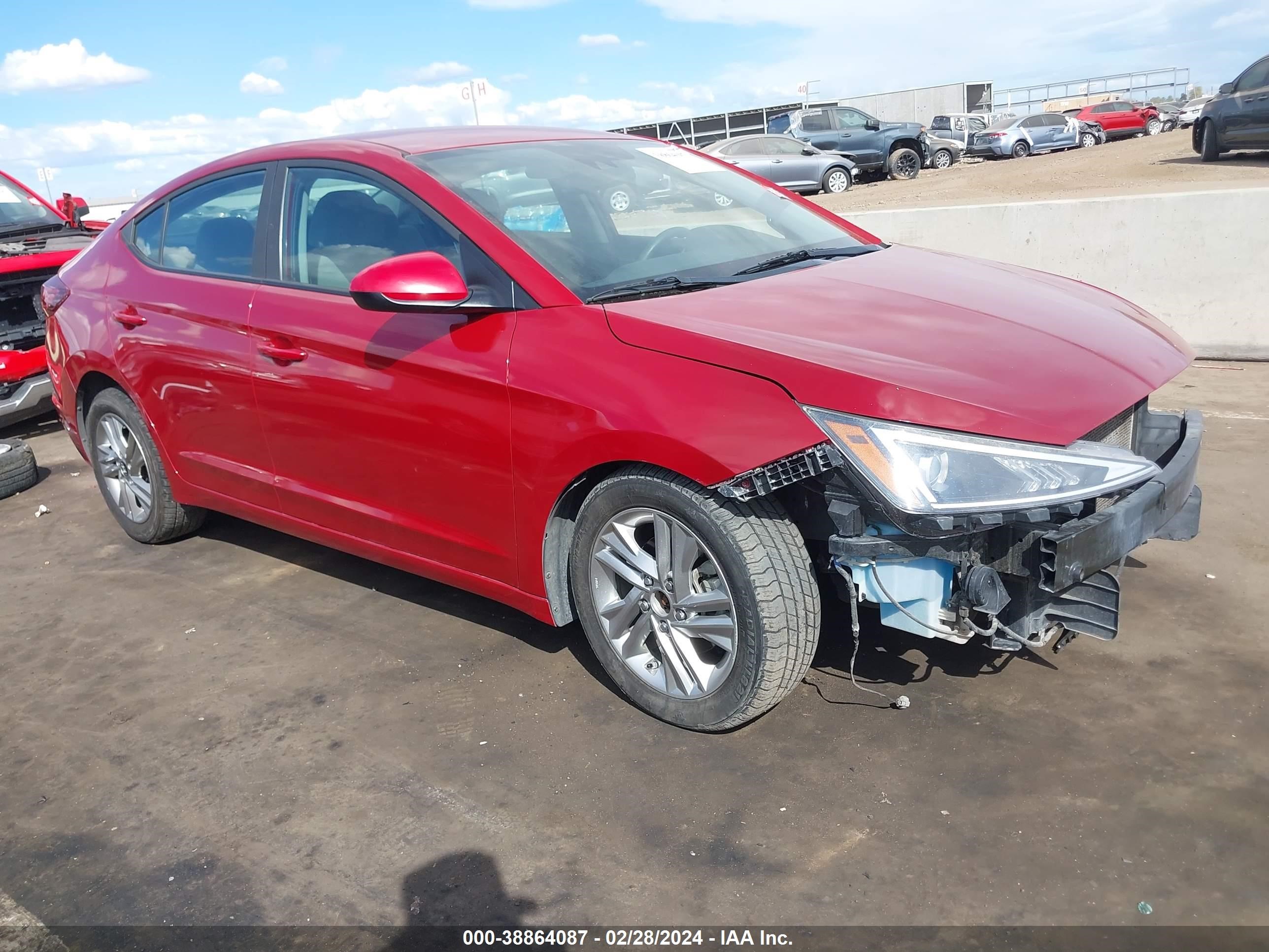 HYUNDAI ELANTRA 2019 kmhd84lf4ku745844