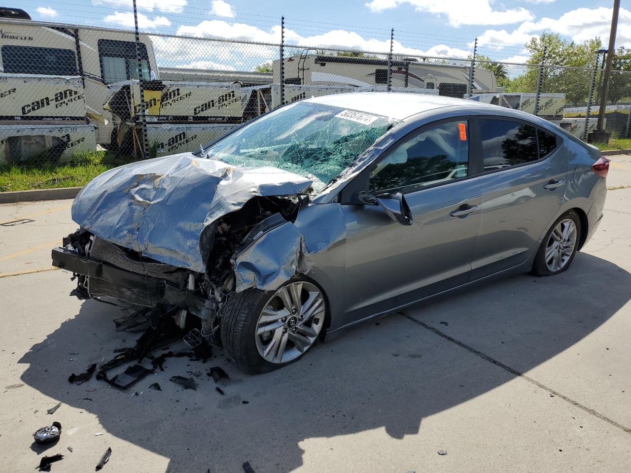 HYUNDAI ELANTRA 2019 kmhd84lf4ku761624