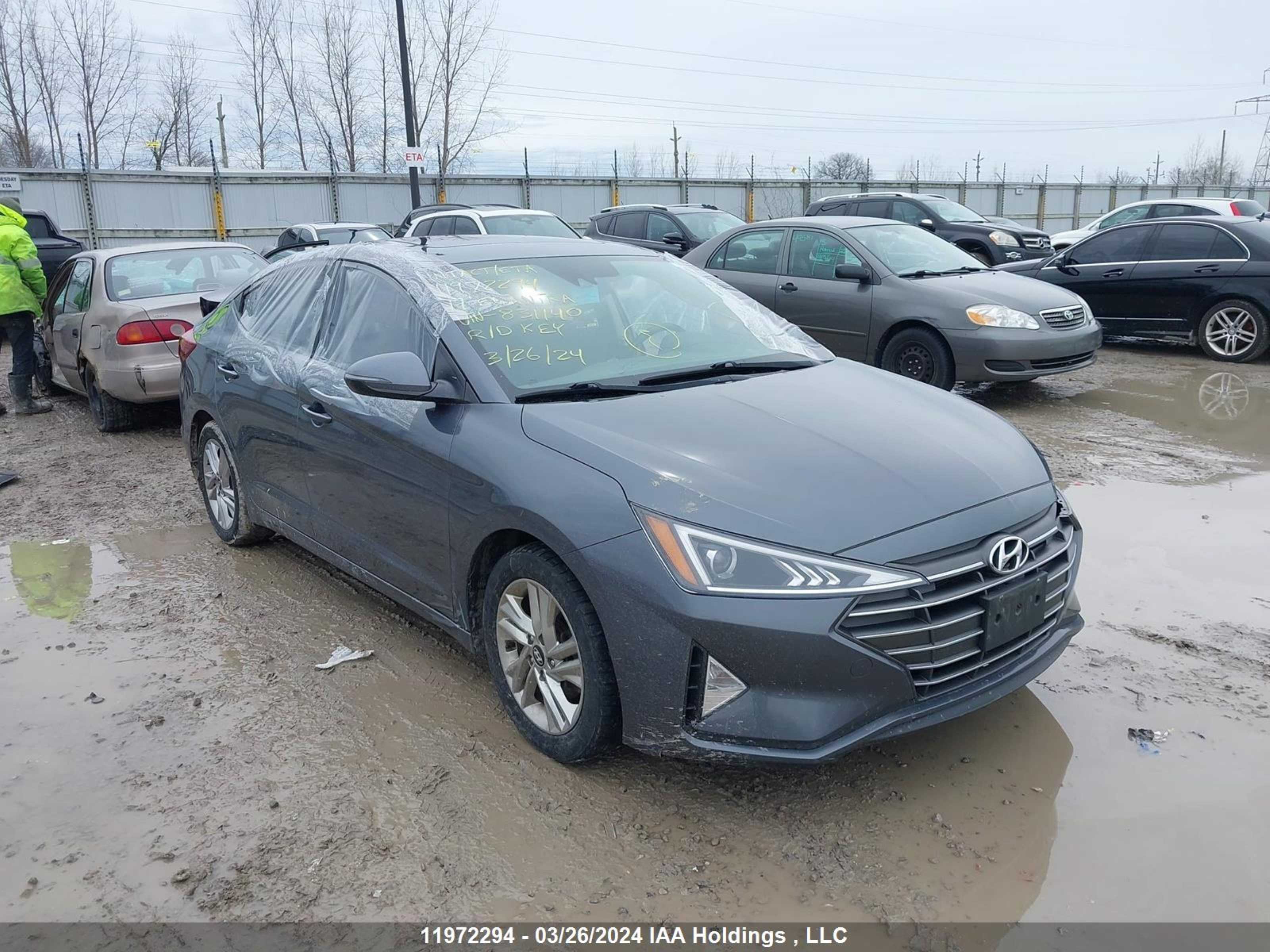 HYUNDAI ELANTRA 2019 kmhd84lf4ku831140