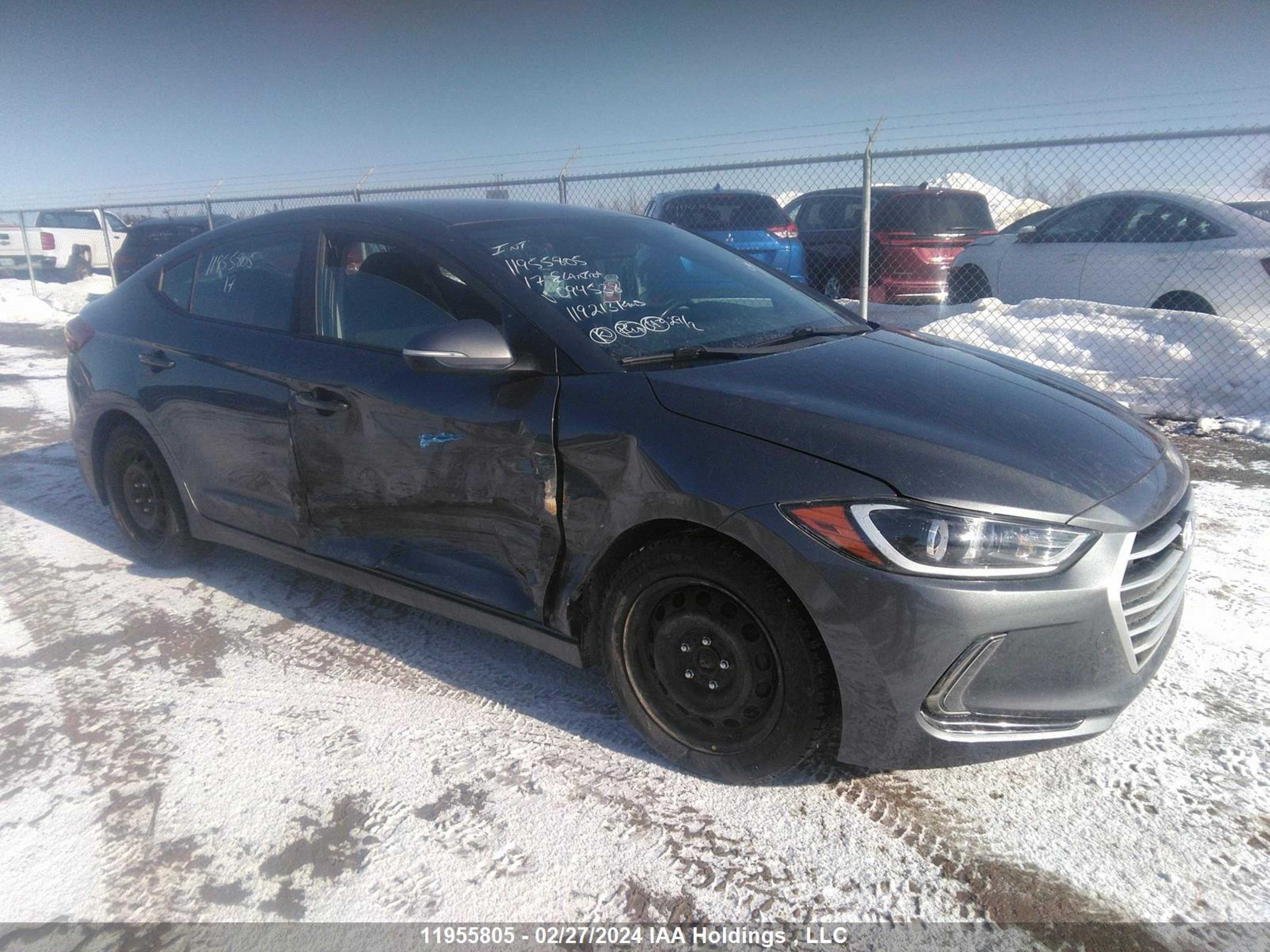 HYUNDAI ELANTRA 2017 kmhd84lf5hu094538