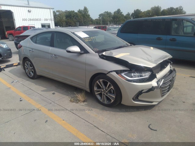 HYUNDAI ELANTRA 2017 kmhd84lf5hu355294