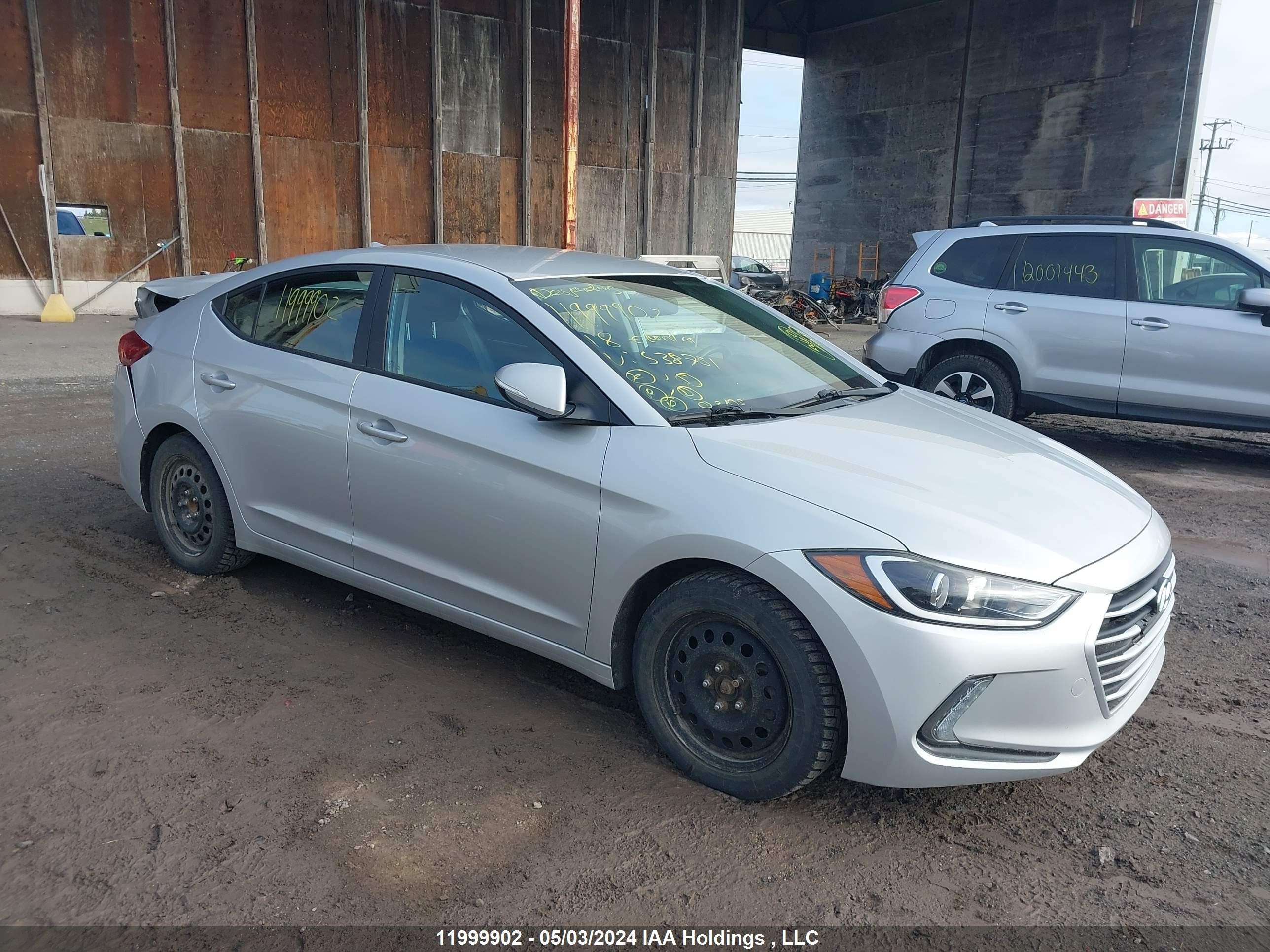 HYUNDAI ELANTRA 2018 kmhd84lf5ju538751