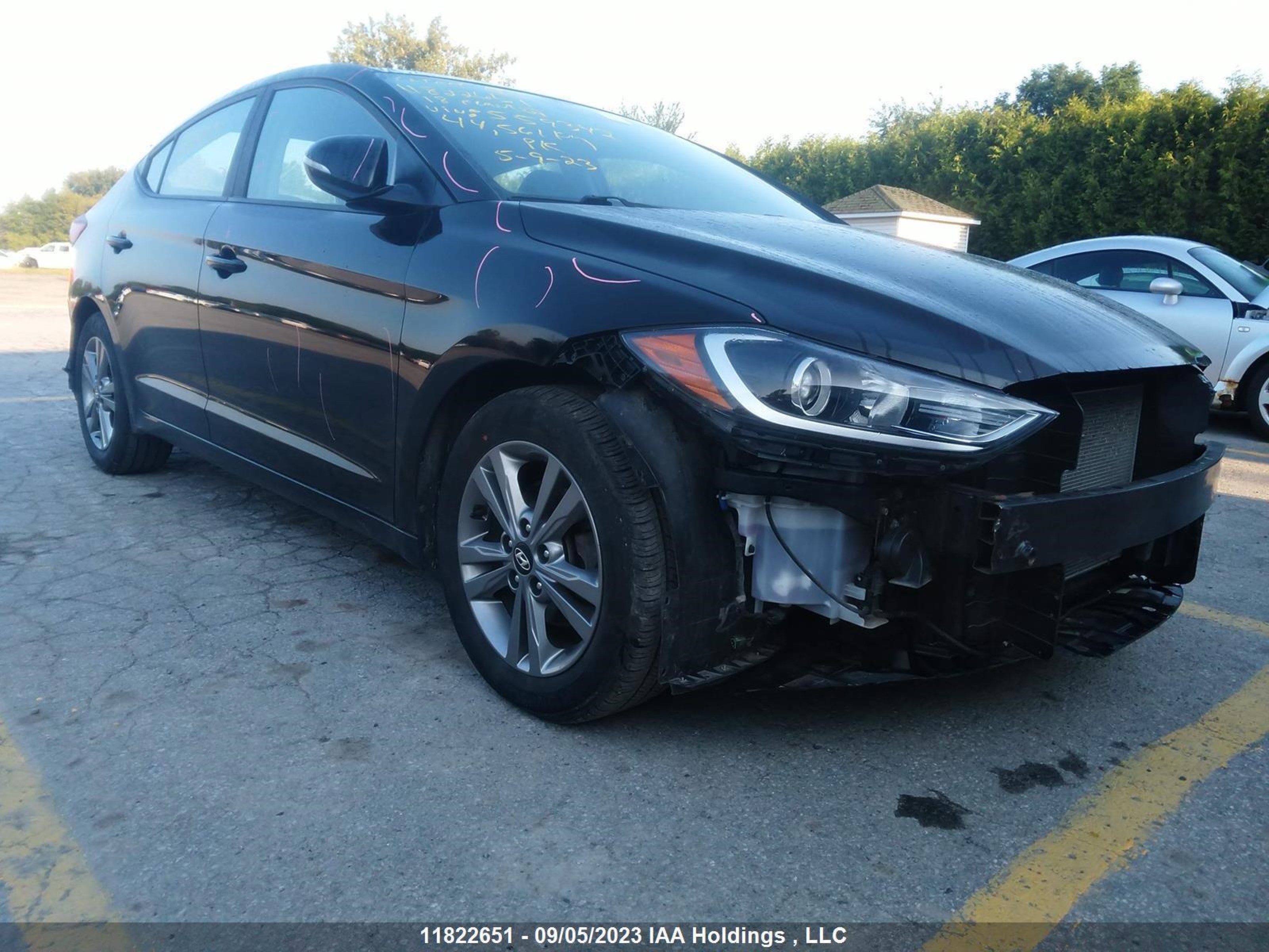 HYUNDAI ELANTRA 2018 kmhd84lf5ju559342