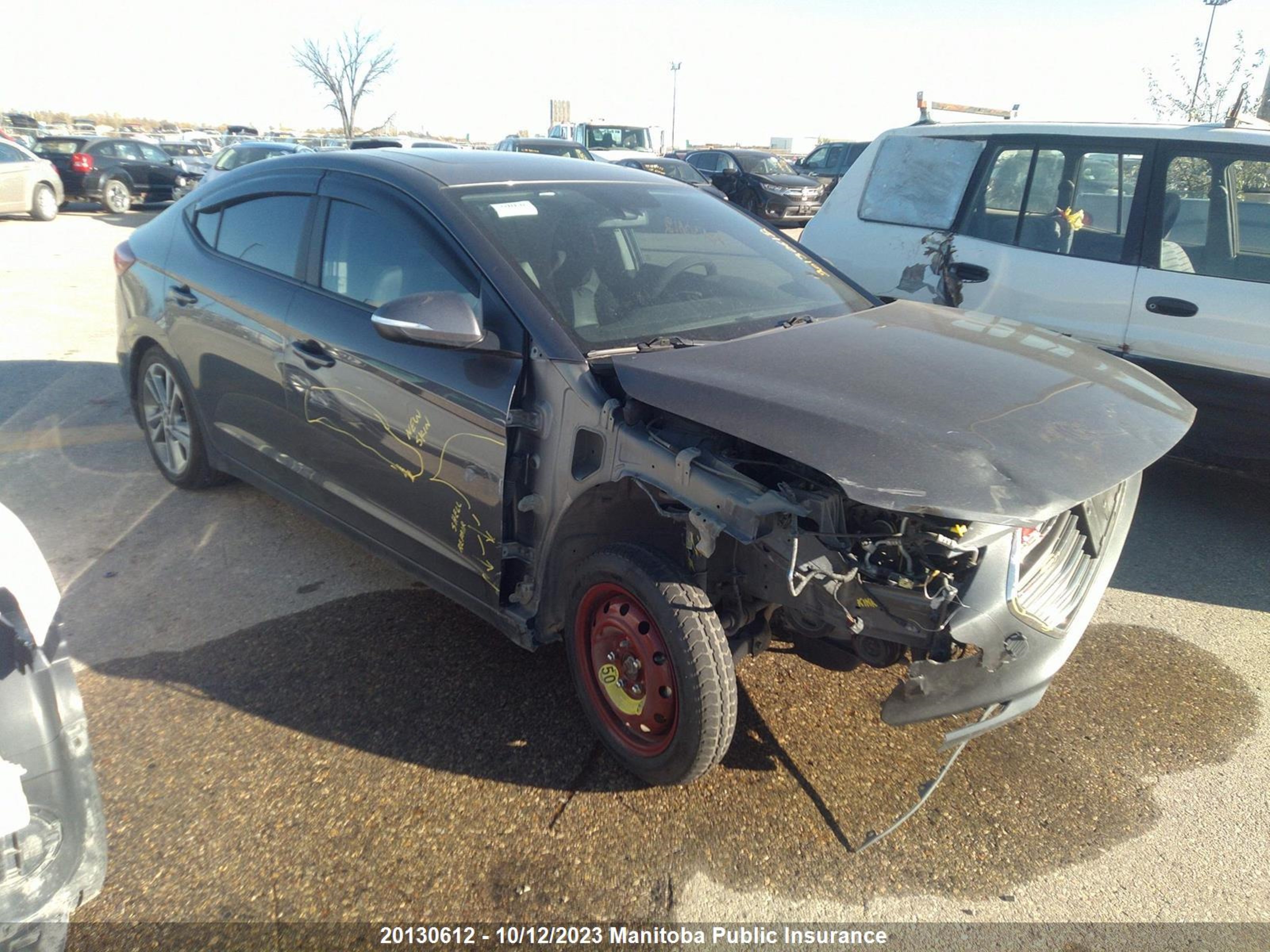 HYUNDAI ELANTRA 2018 kmhd84lf5ju605543