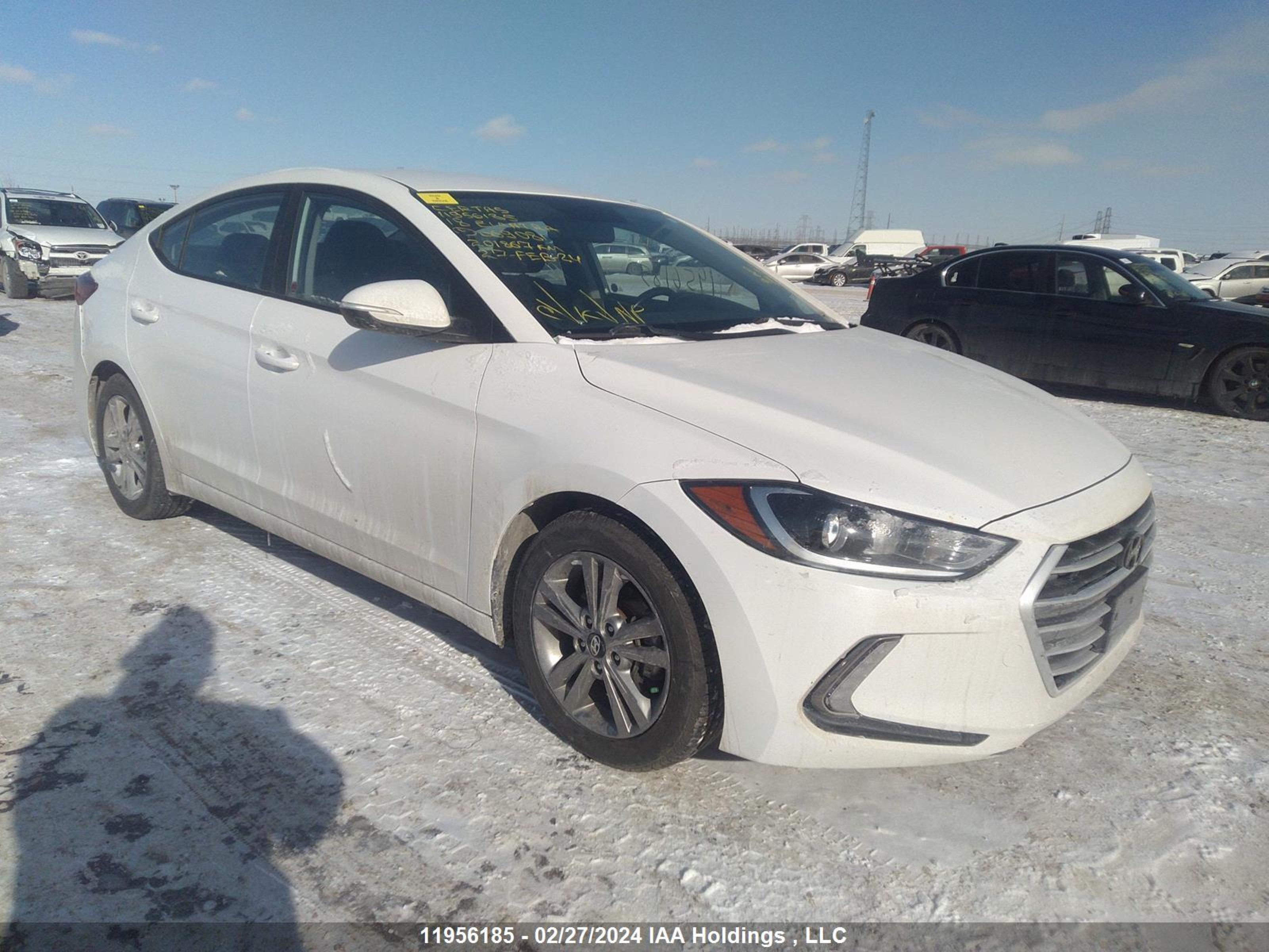 HYUNDAI ELANTRA 2018 kmhd84lf5ju669081