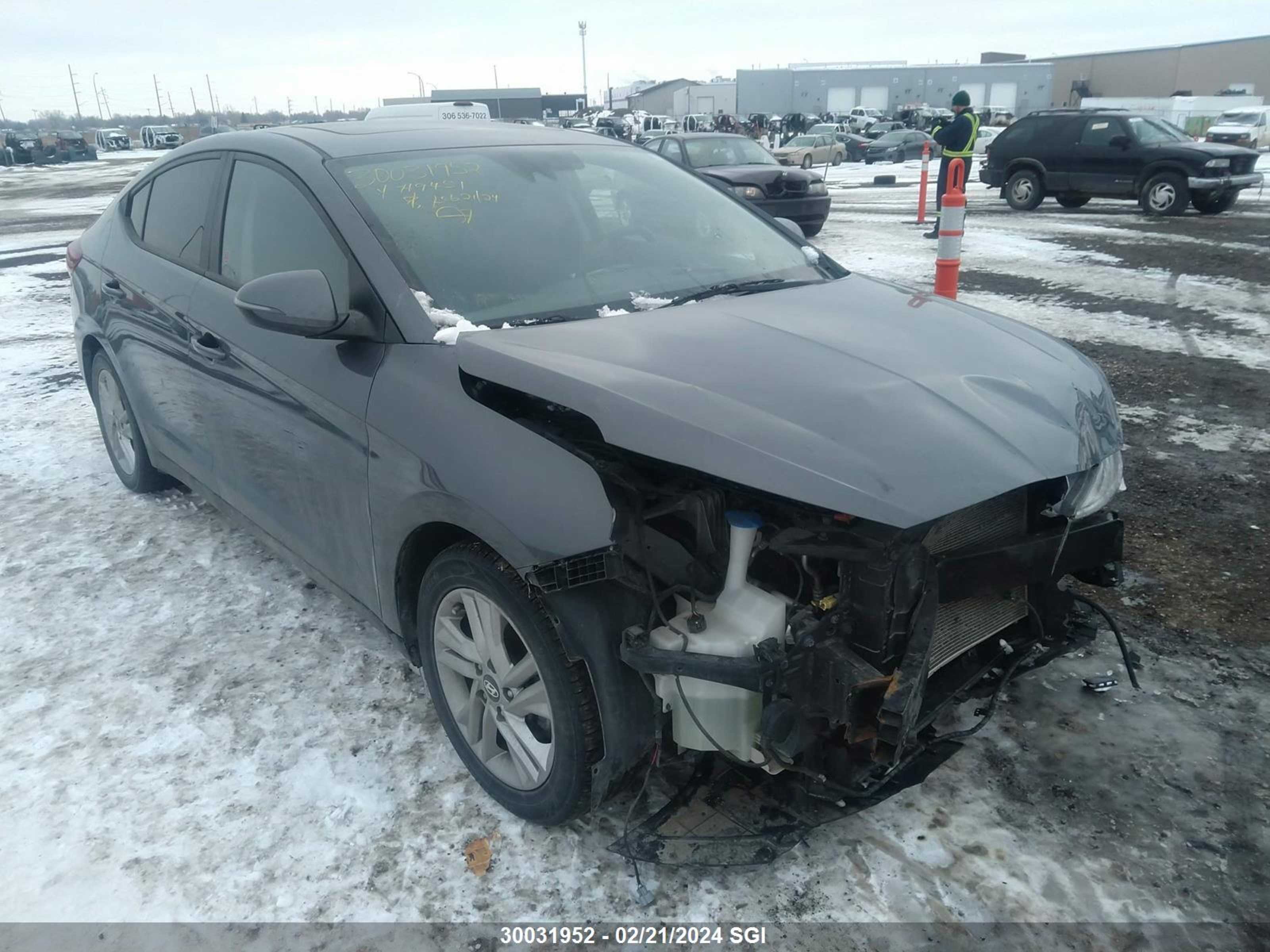 HYUNDAI ELANTRA 2019 kmhd84lf5ku749451