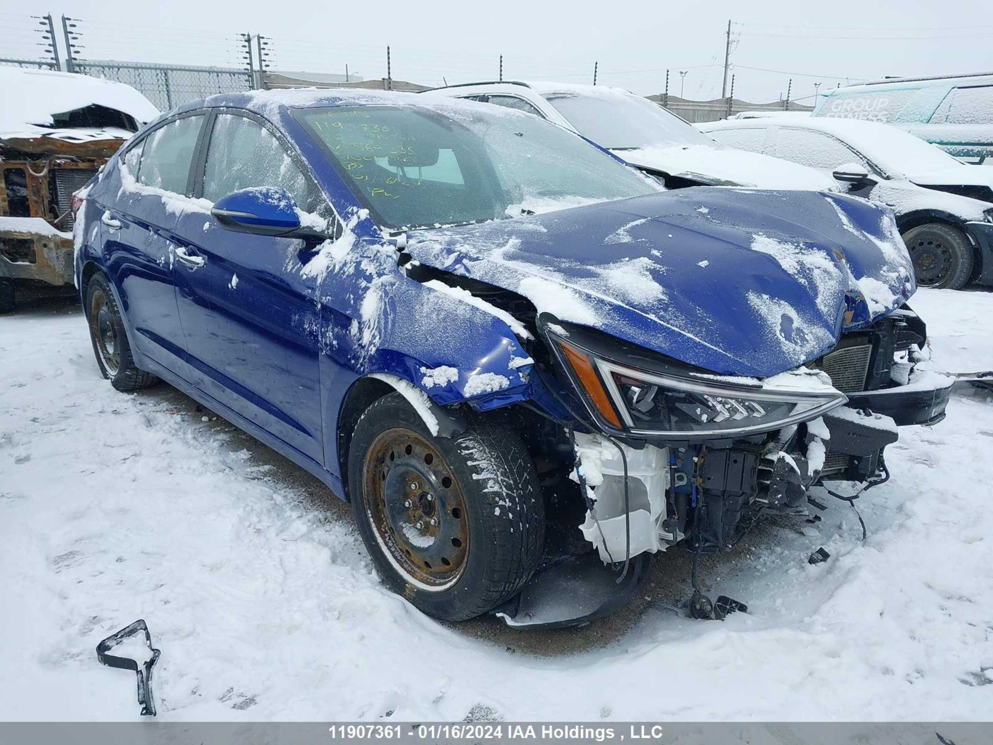 HYUNDAI ELANTRA 2020 kmhd84lf5lu969335