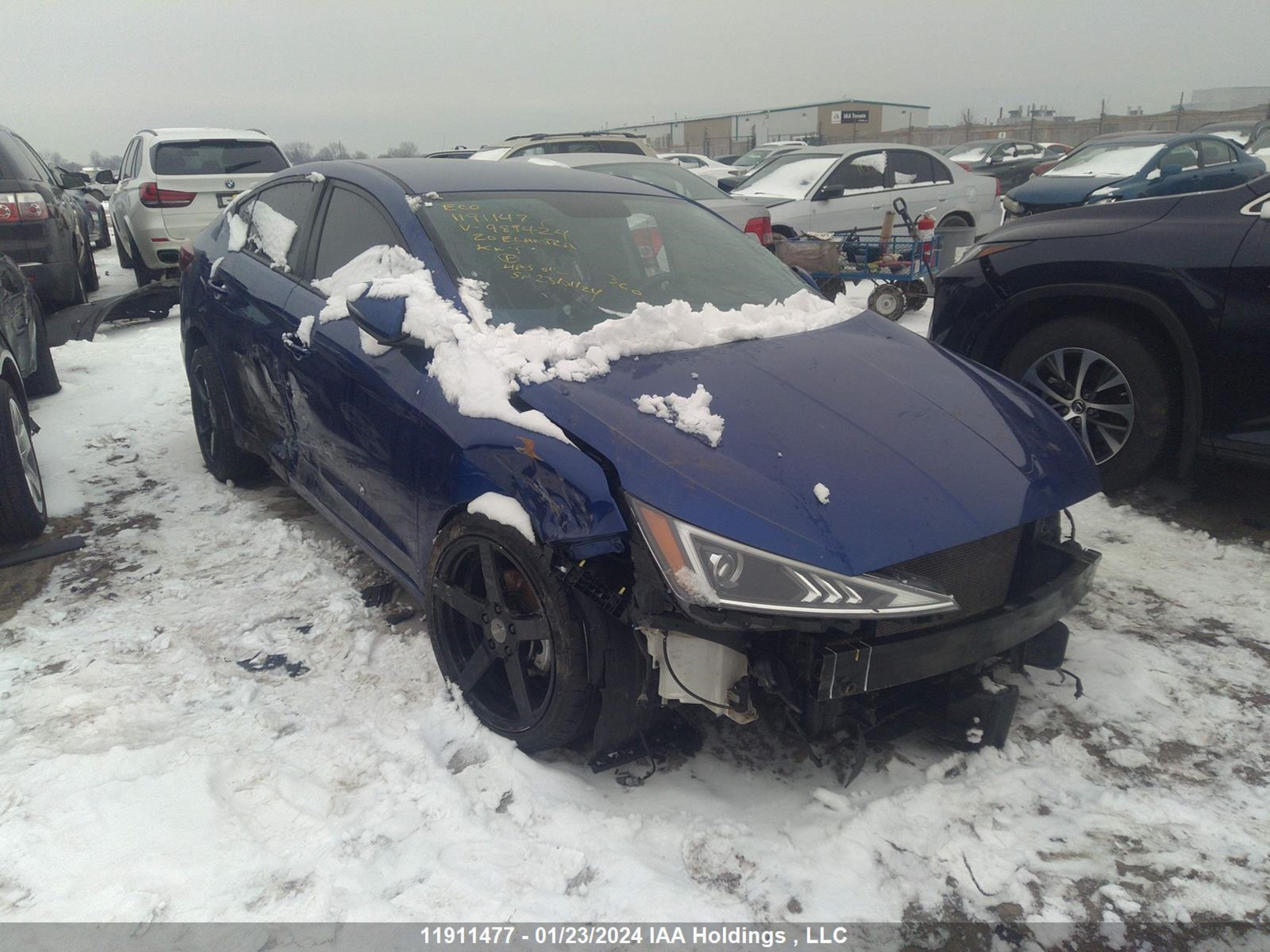 HYUNDAI ELANTRA 2020 kmhd84lf5lu989424