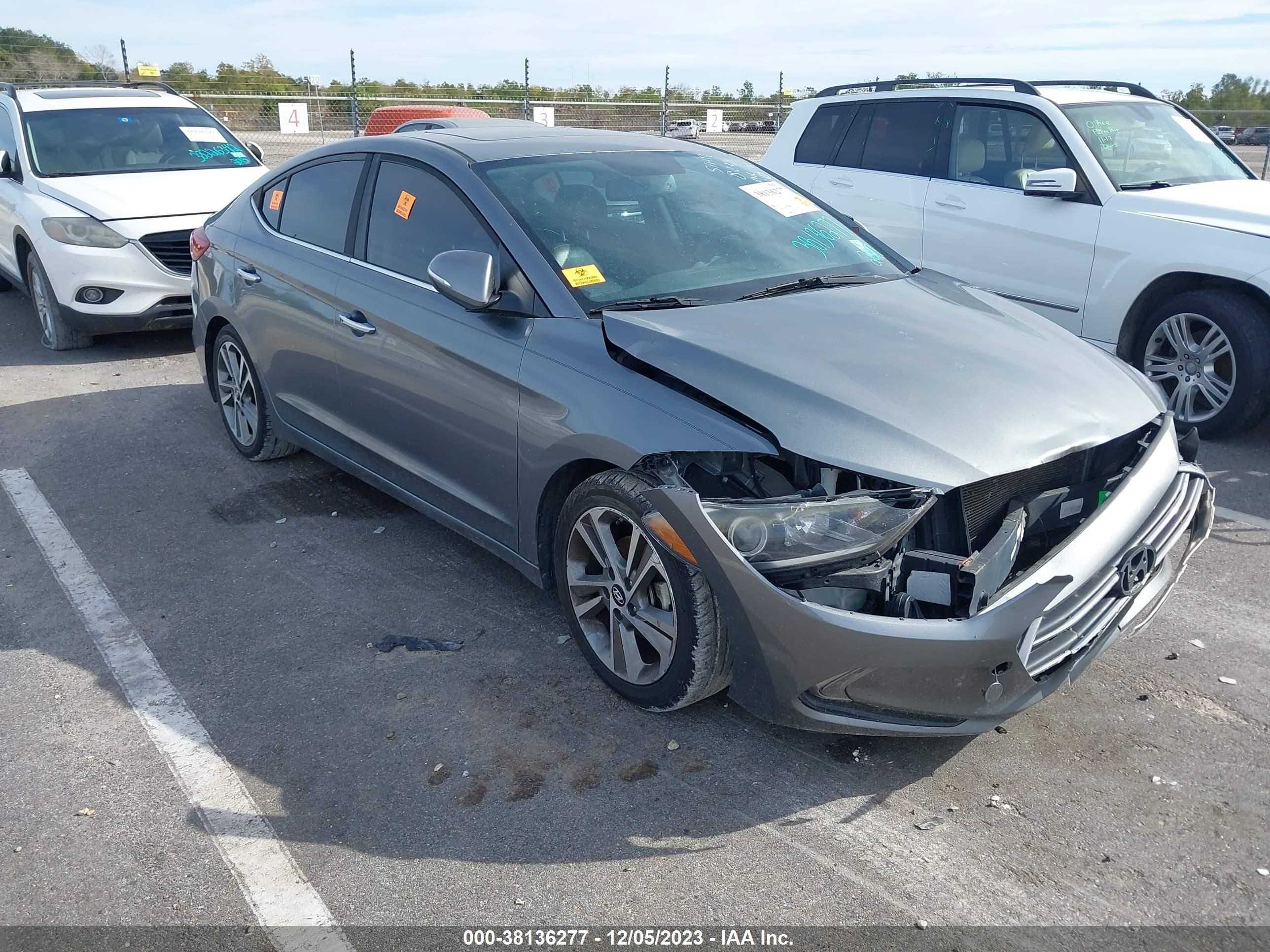 HYUNDAI ELANTRA 2017 kmhd84lf6hu064660