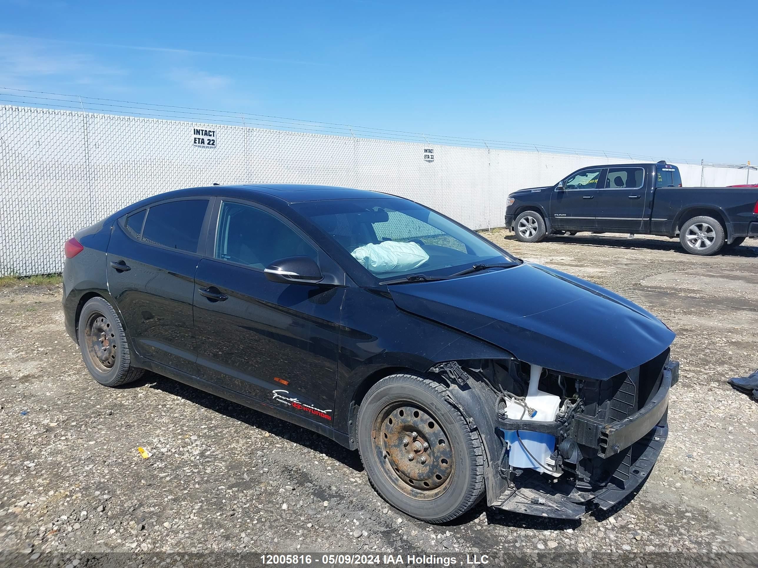 HYUNDAI ELANTRA 2017 kmhd84lf6hu399787