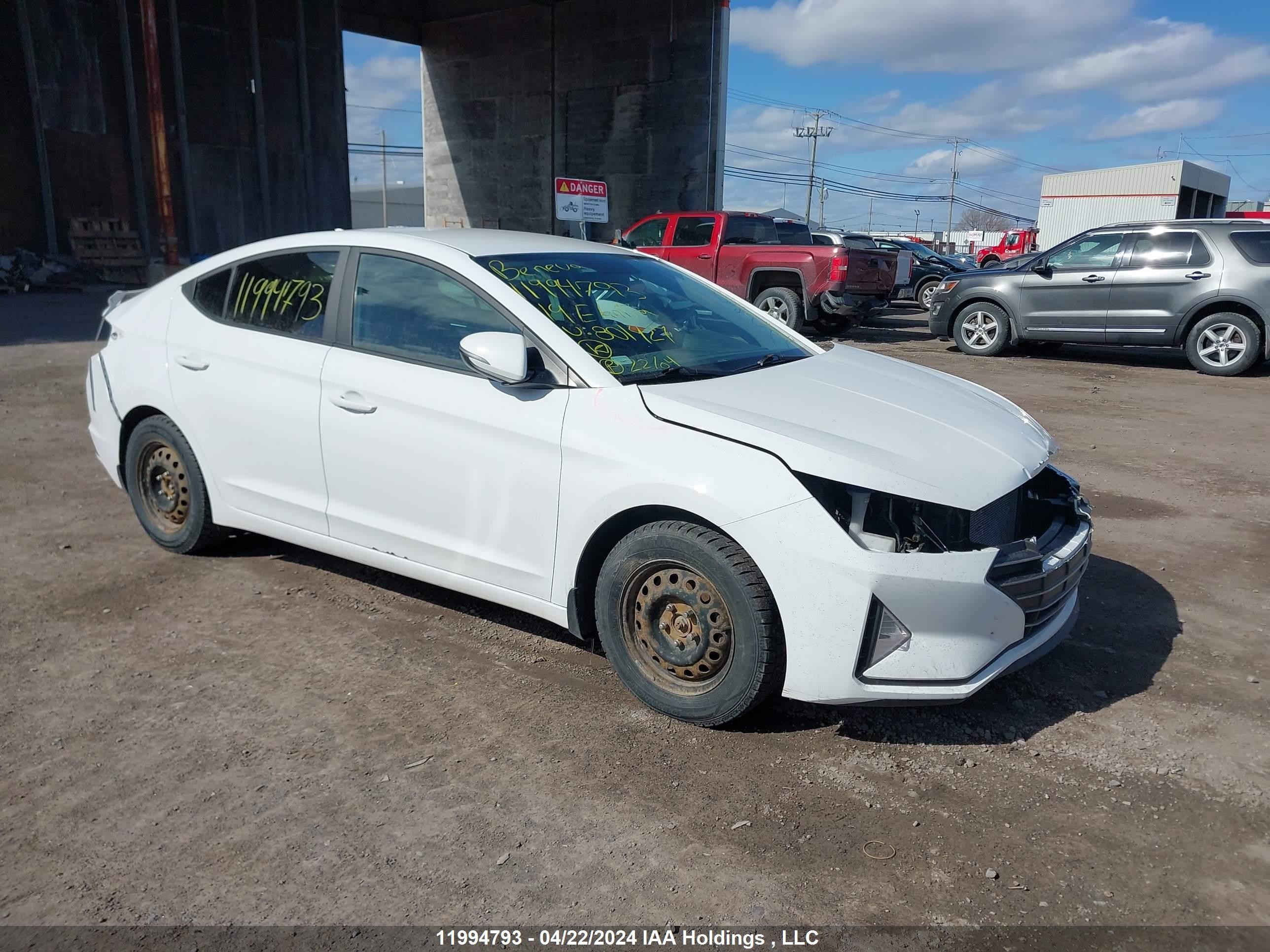 HYUNDAI ELANTRA 2019 kmhd84lf6ku801427