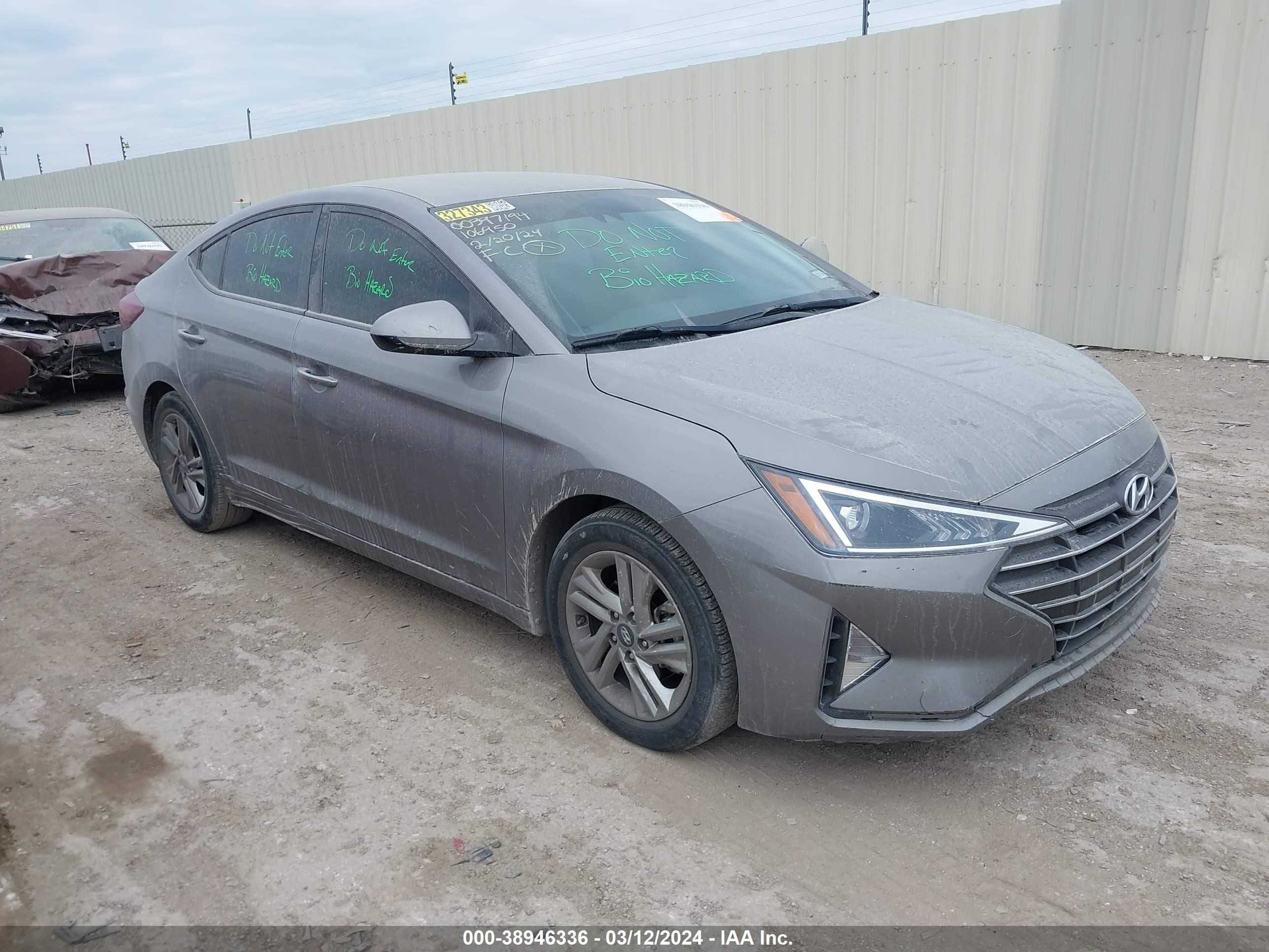 HYUNDAI ELANTRA 2020 kmhd84lf6lu106950