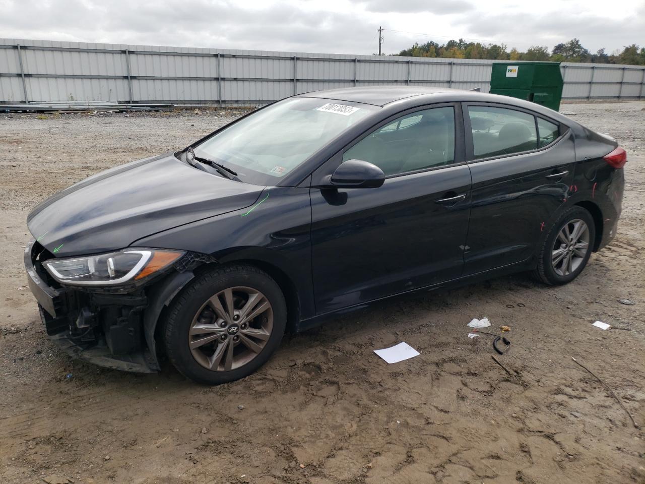 HYUNDAI ELANTRA 2017 kmhd84lf7hu061329