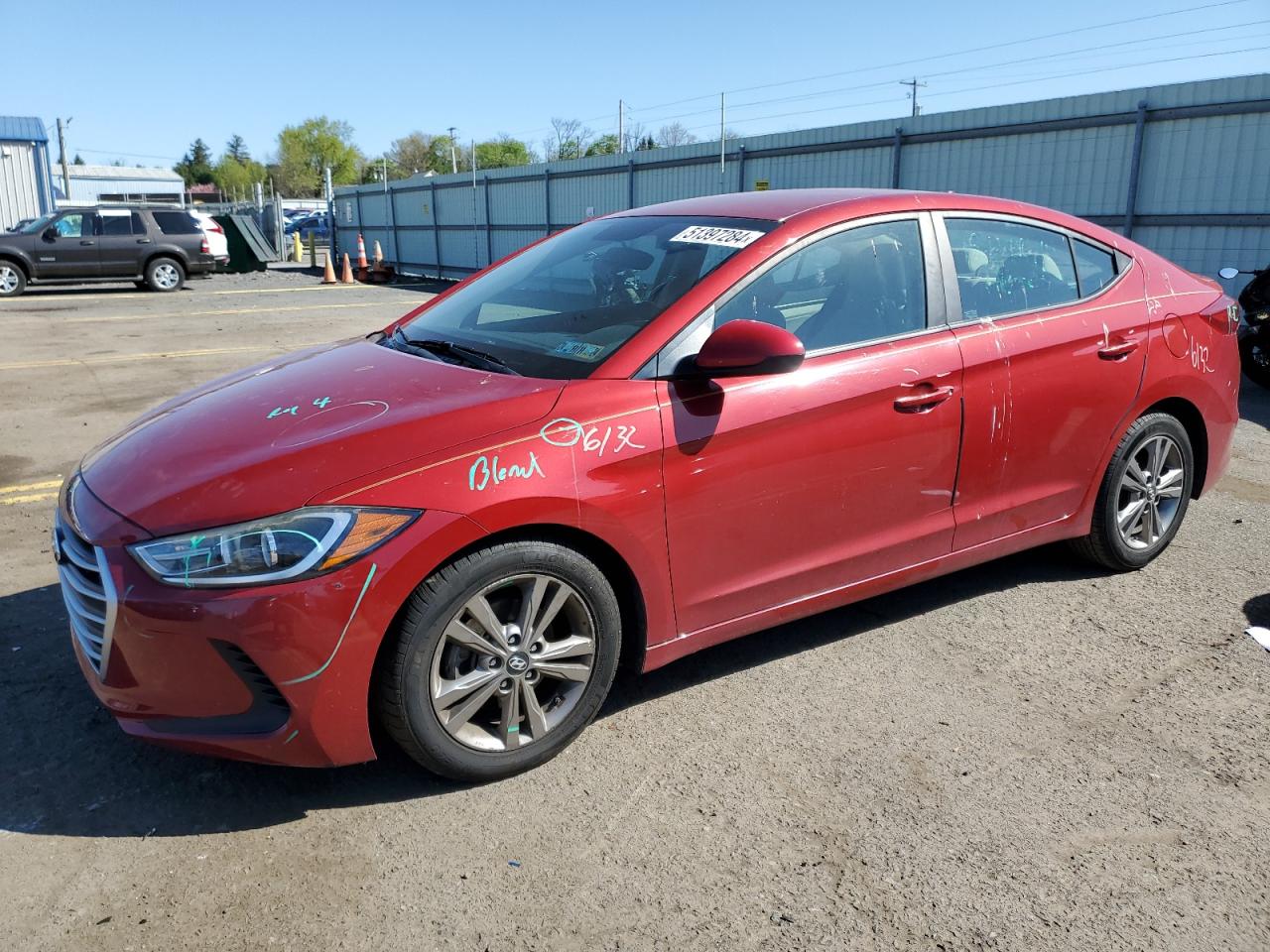 HYUNDAI ELANTRA 2017 kmhd84lf7hu075943