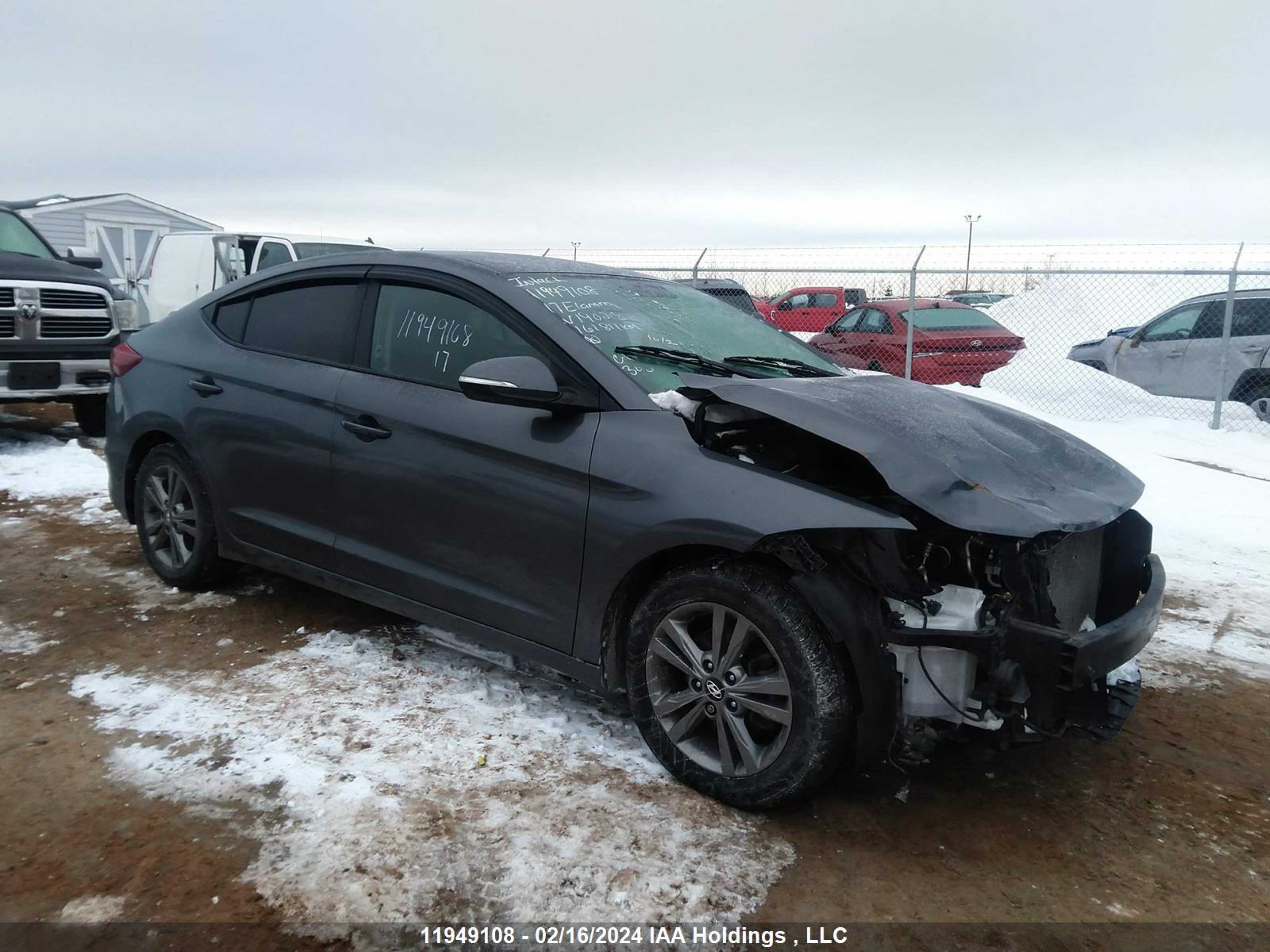 HYUNDAI ELANTRA 2017 kmhd84lf7hu190218