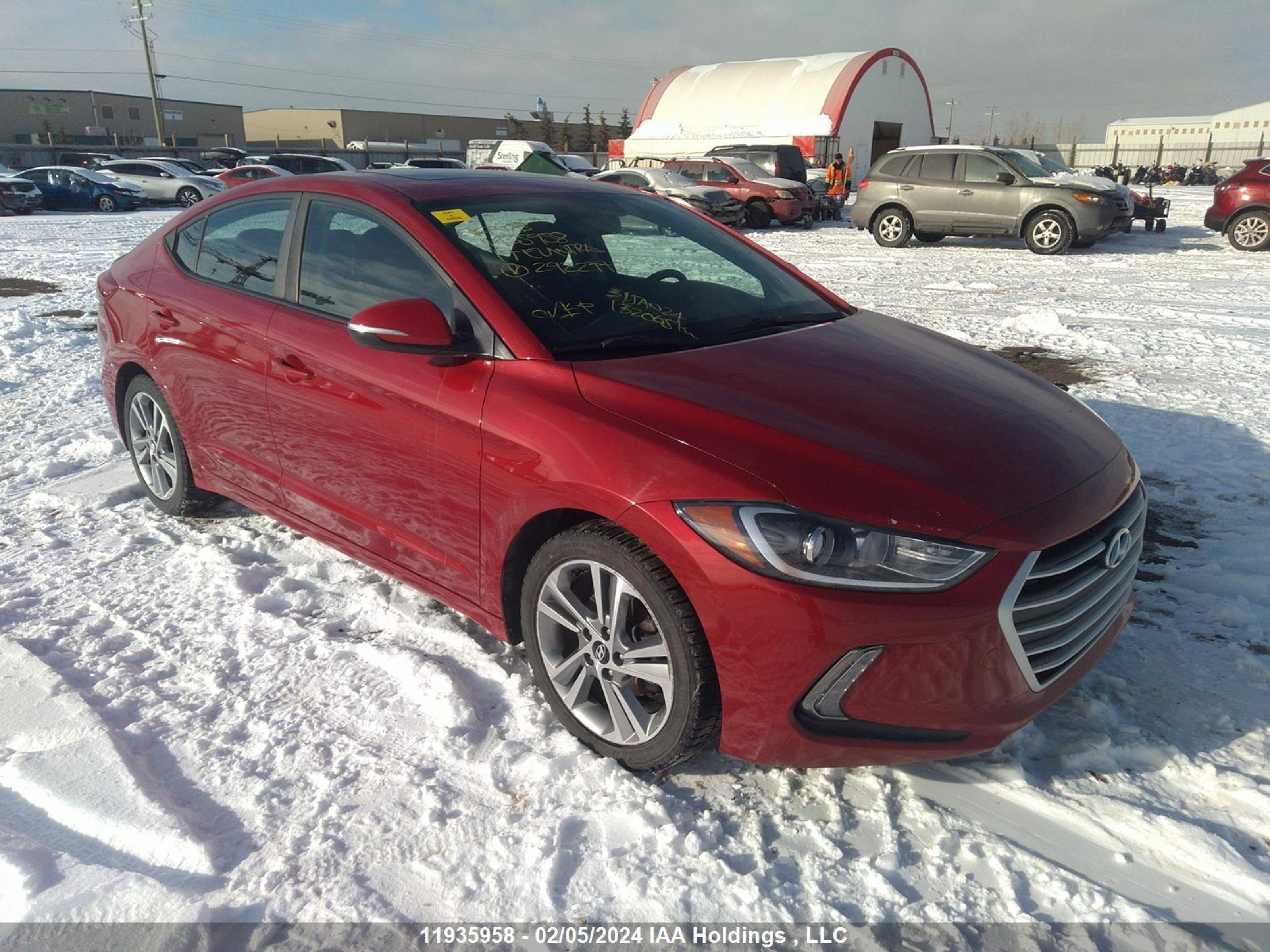 HYUNDAI ELANTRA 2017 kmhd84lf7hu292277