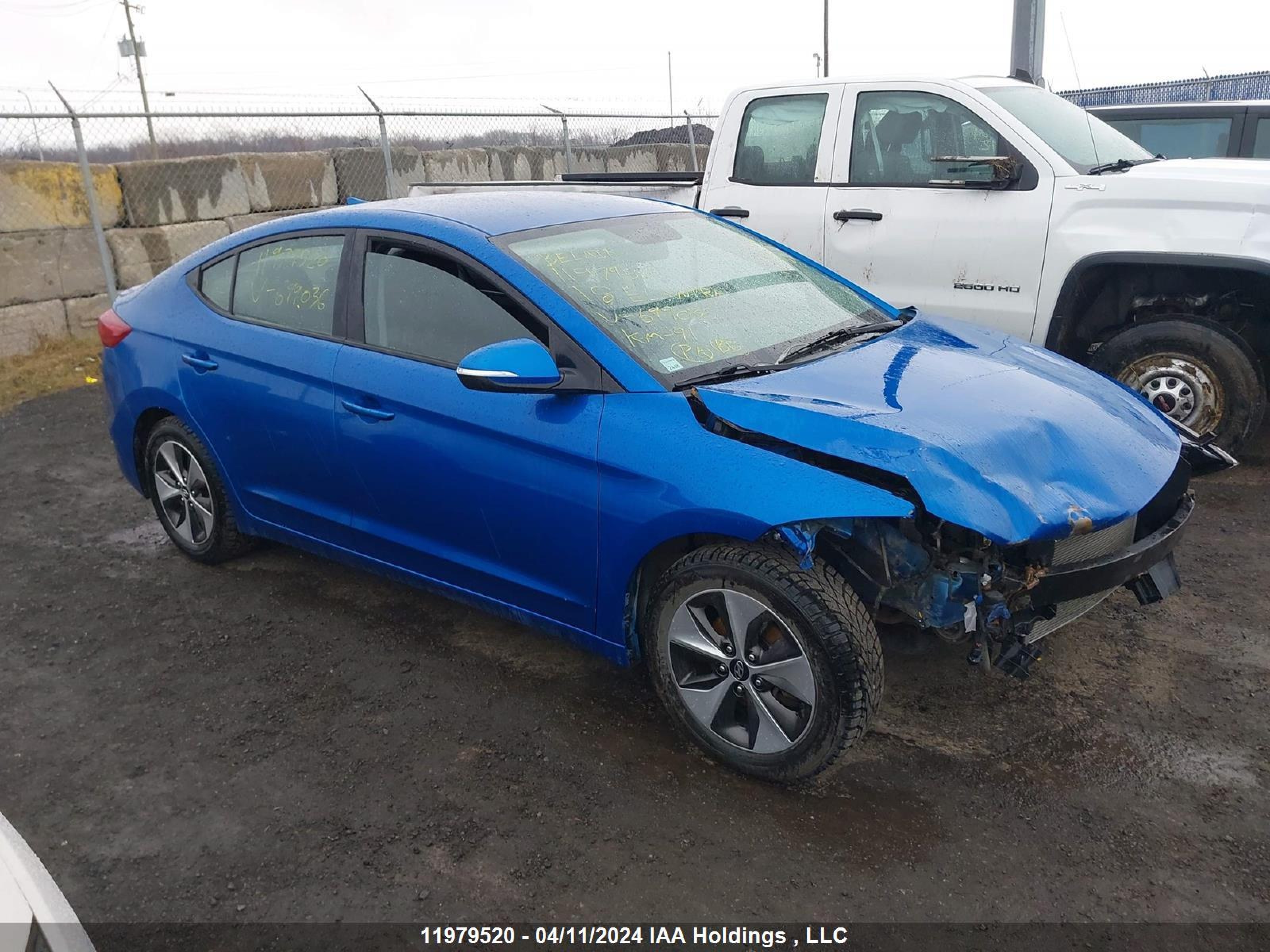 HYUNDAI ELANTRA 2018 kmhd84lf7ju699036