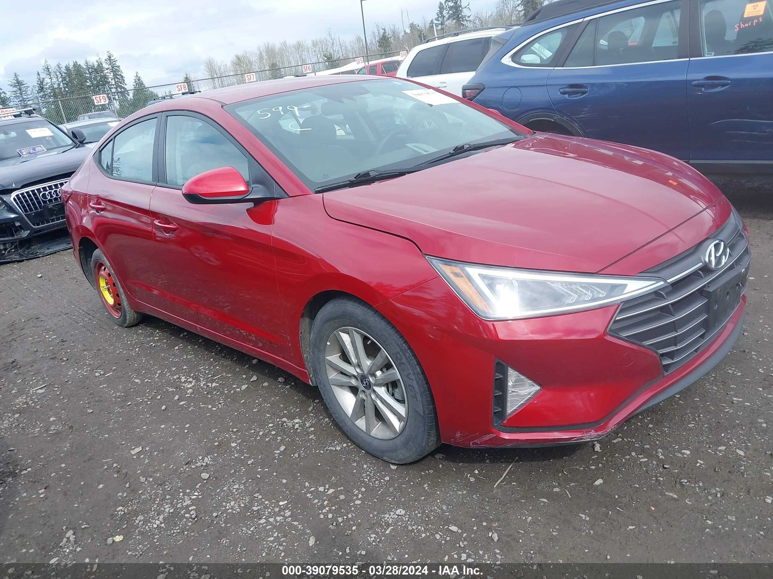 HYUNDAI ELANTRA 2019 kmhd84lf7ku747412