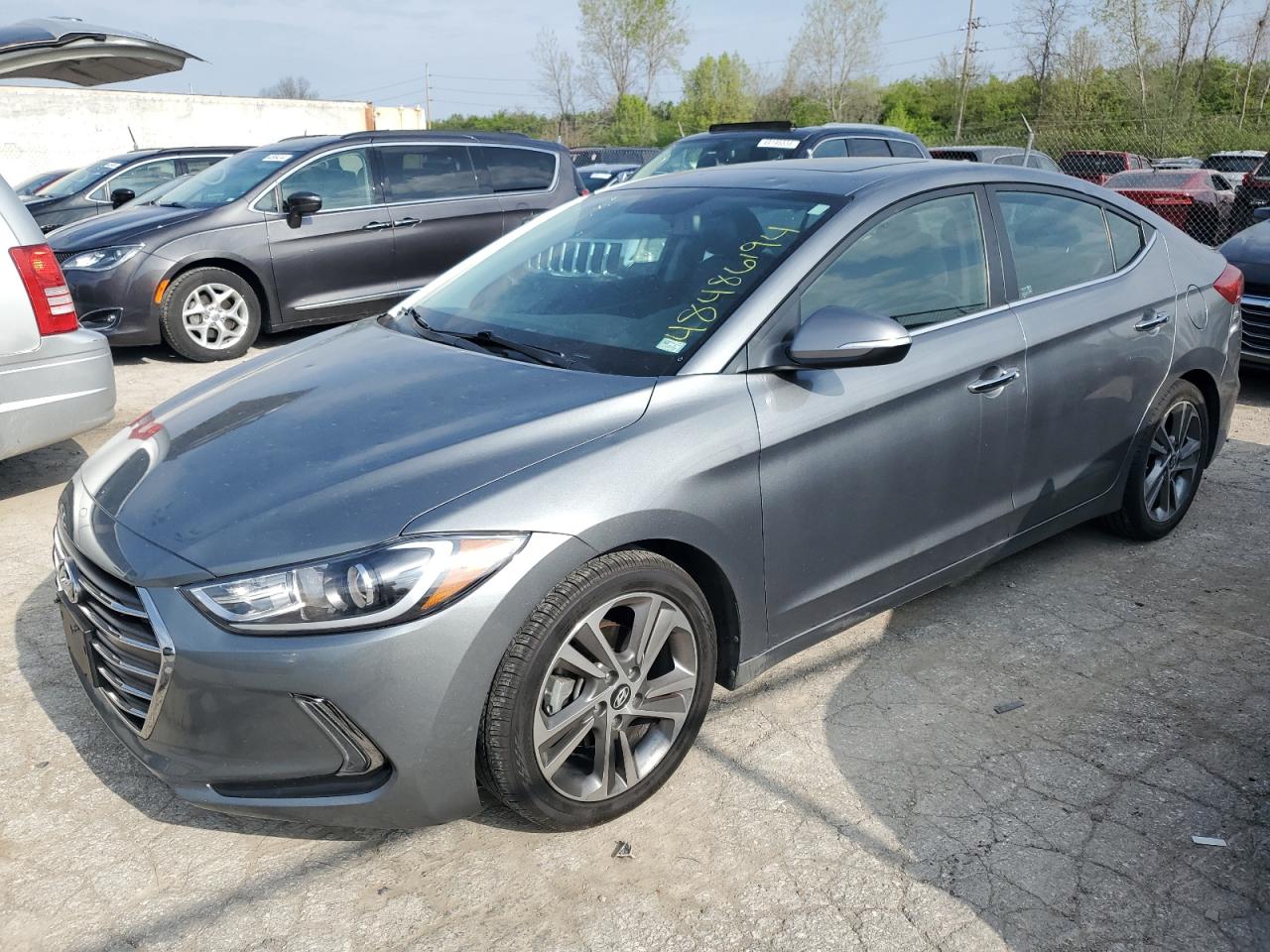 HYUNDAI ELANTRA 2017 kmhd84lf8hu062182