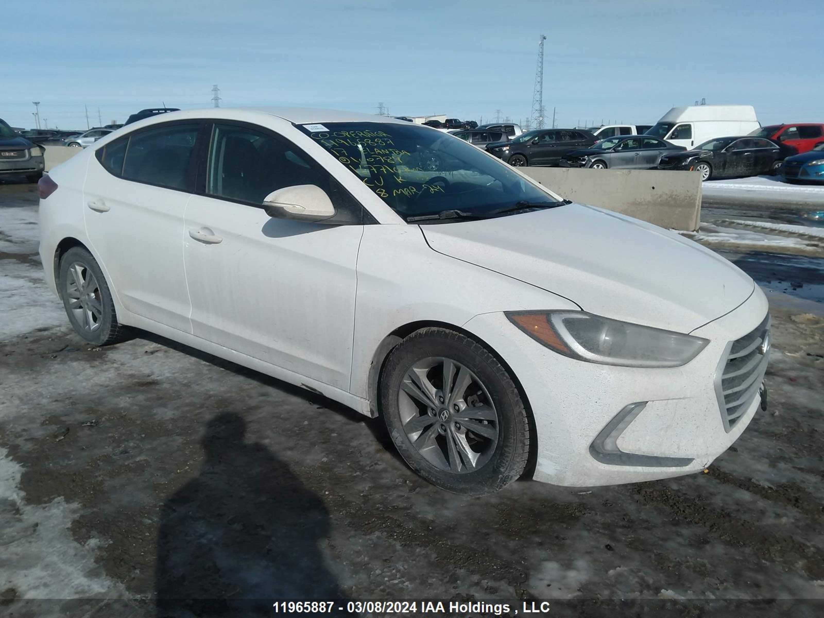 HYUNDAI ELANTRA 2017 kmhd84lf8hu100784