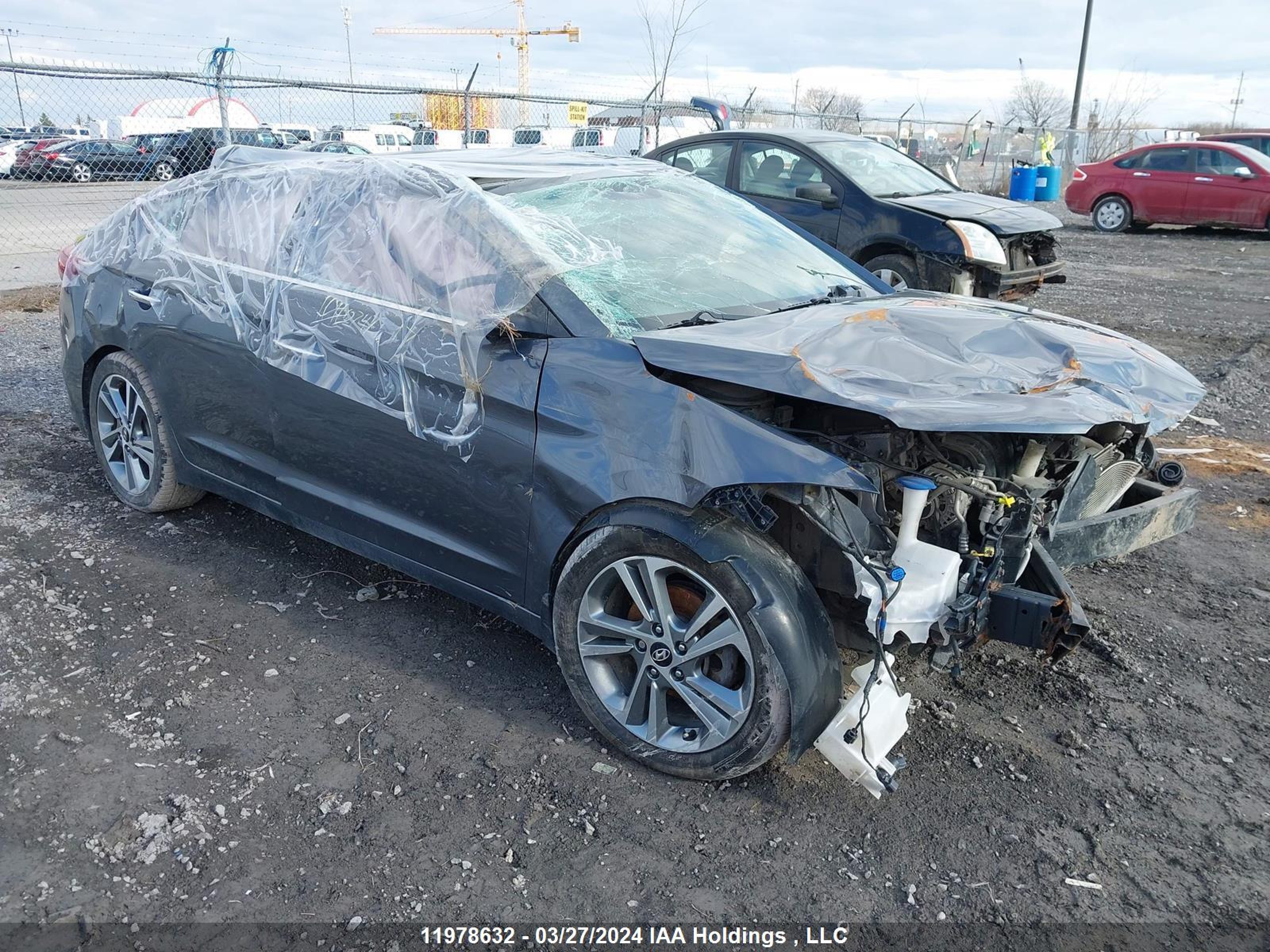 HYUNDAI ELANTRA 2017 kmhd84lf8hu126219