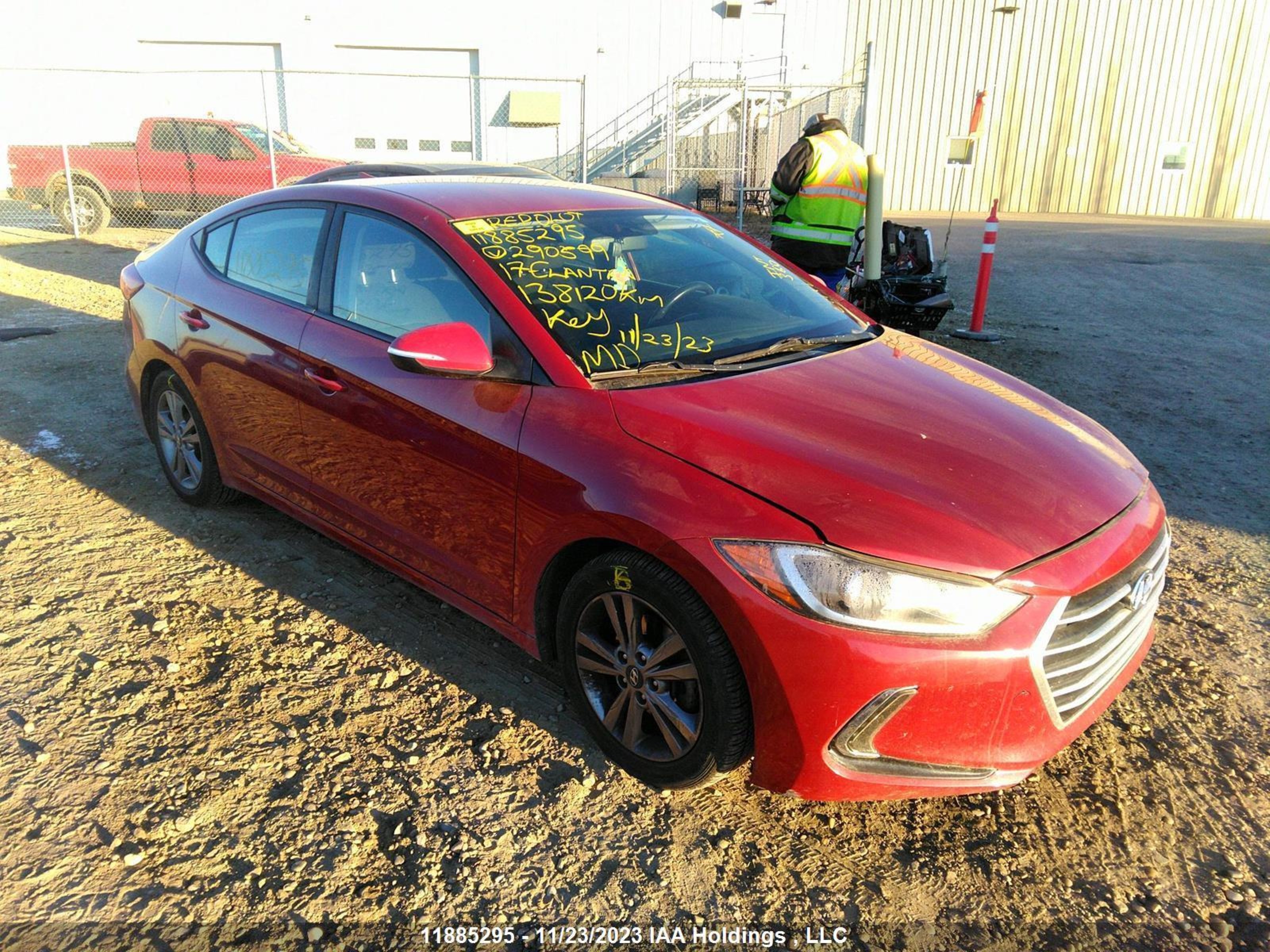 HYUNDAI ELANTRA 2017 kmhd84lf8hu290599