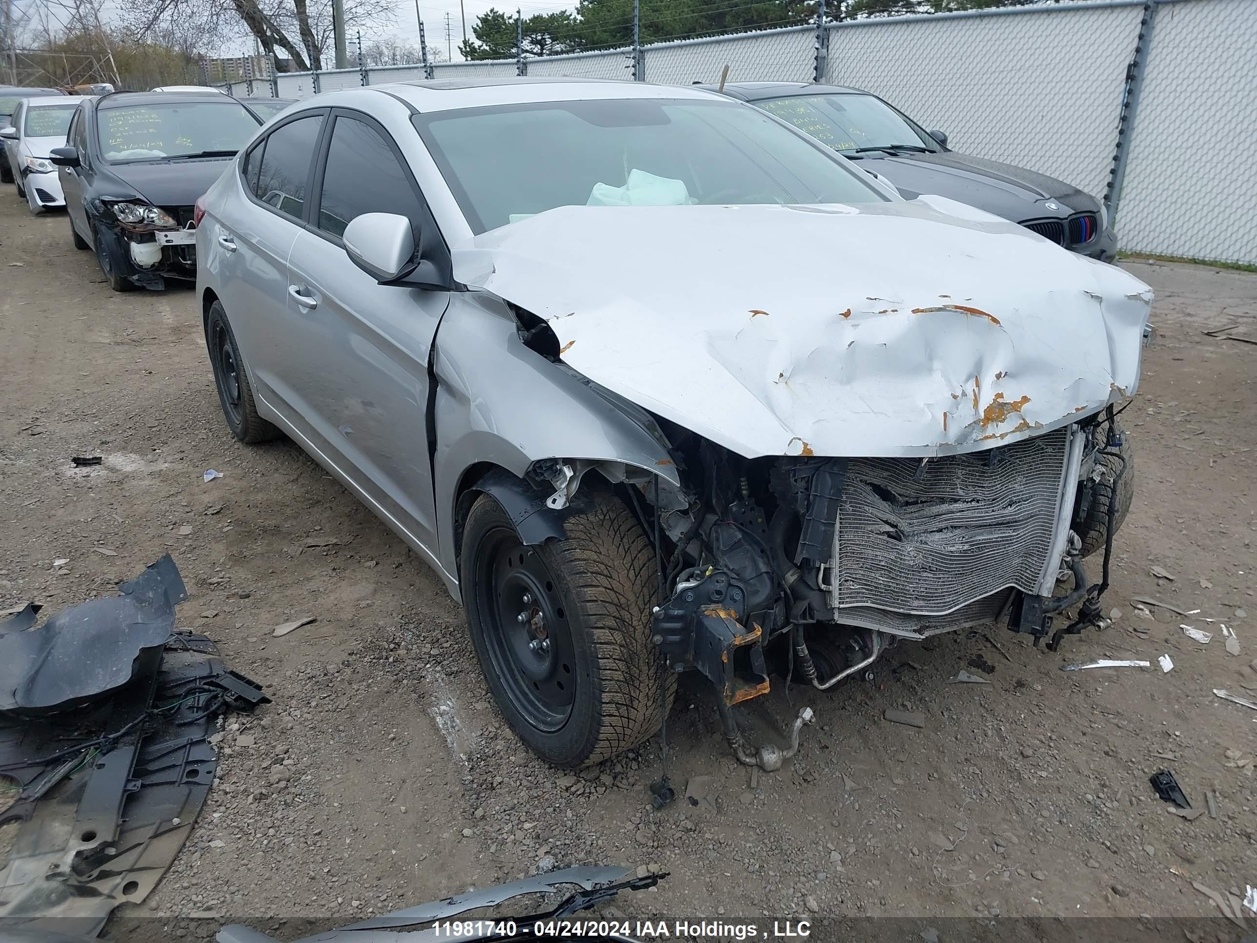 HYUNDAI ELANTRA 2018 kmhd84lf8ju661170