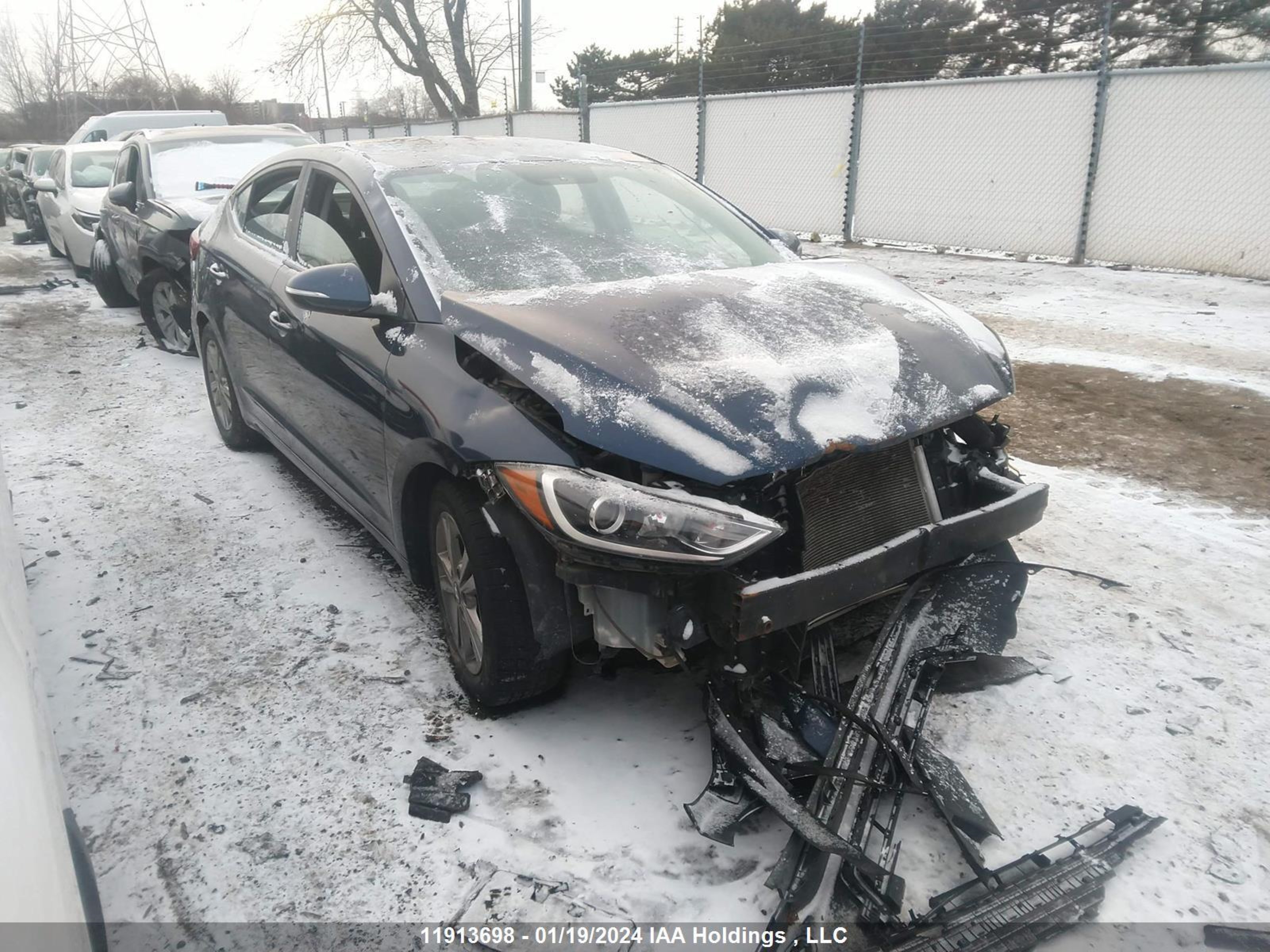 HYUNDAI ELANTRA 2018 kmhd84lf8ju698719