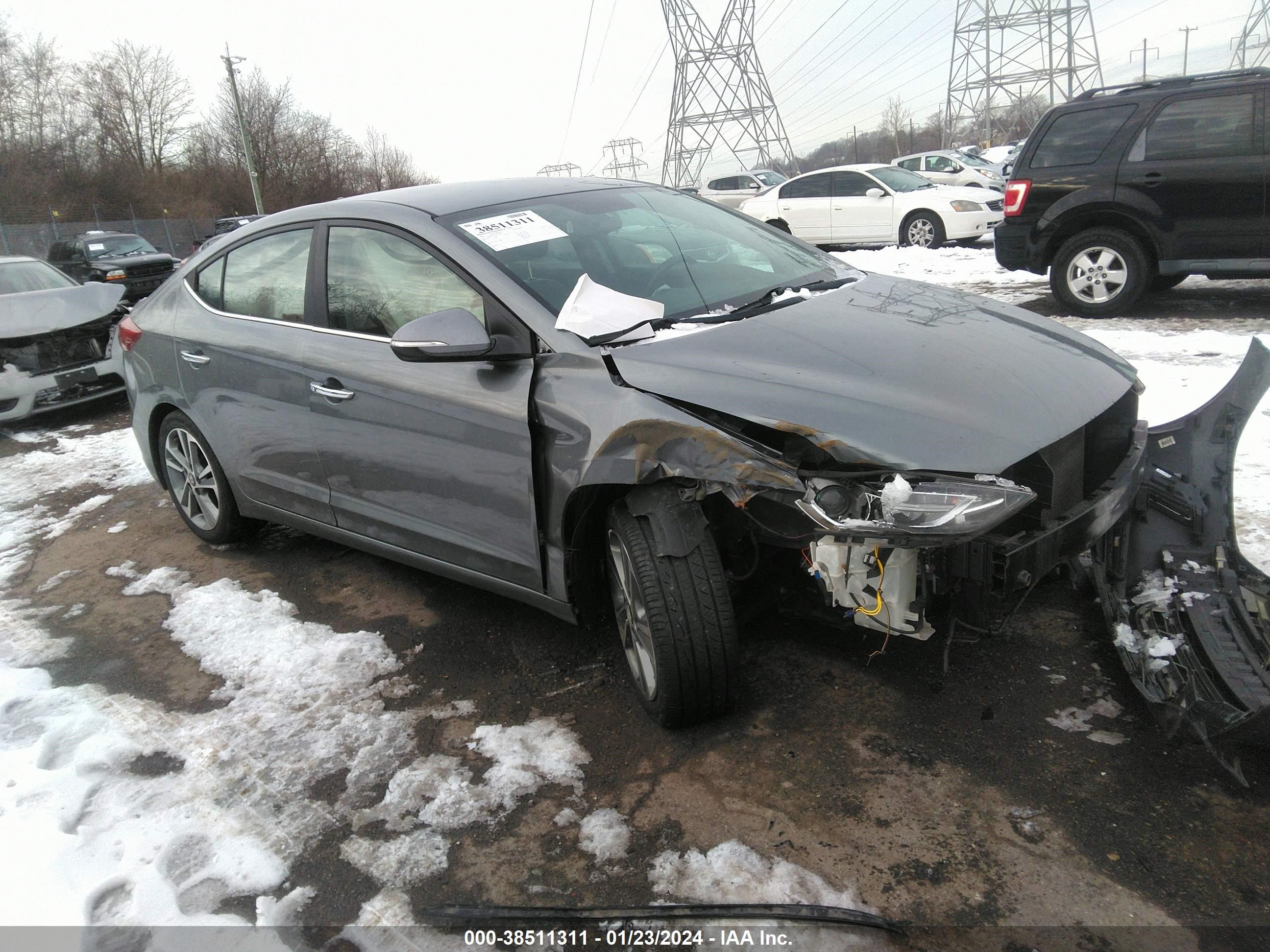 HYUNDAI ELANTRA 2017 kmhd84lf9hu190897