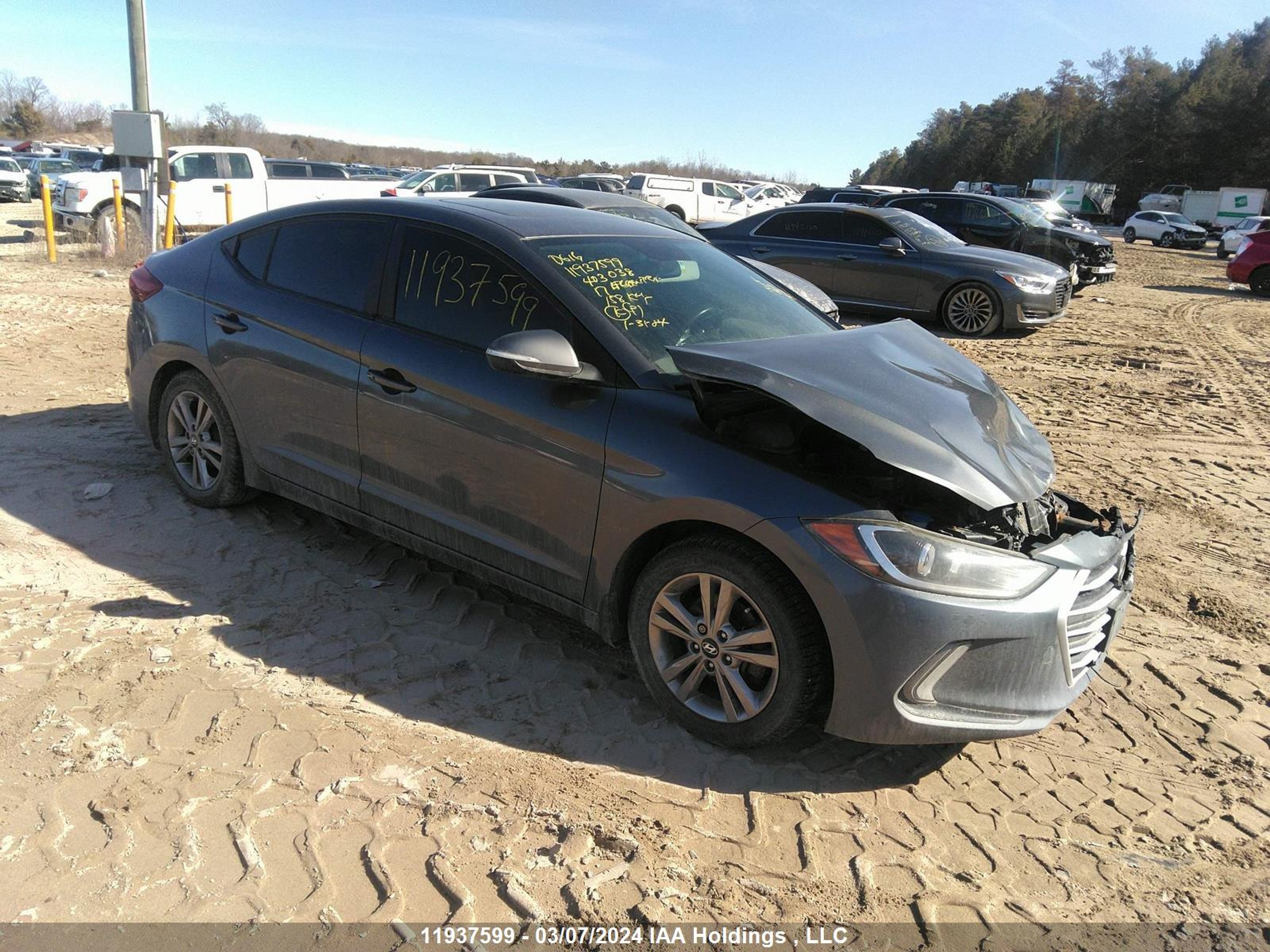 HYUNDAI ELANTRA 2017 kmhd84lf9hu403038