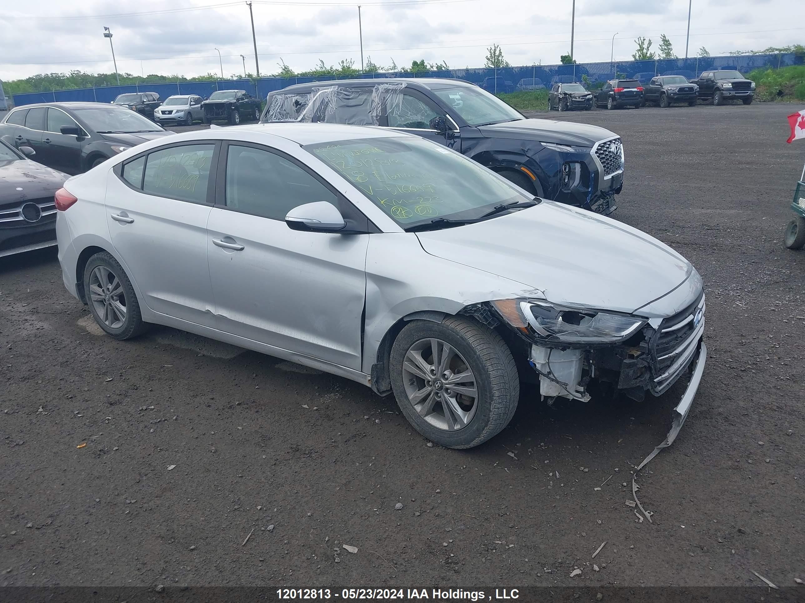 HYUNDAI ELANTRA 2018 kmhd84lf9ju516669