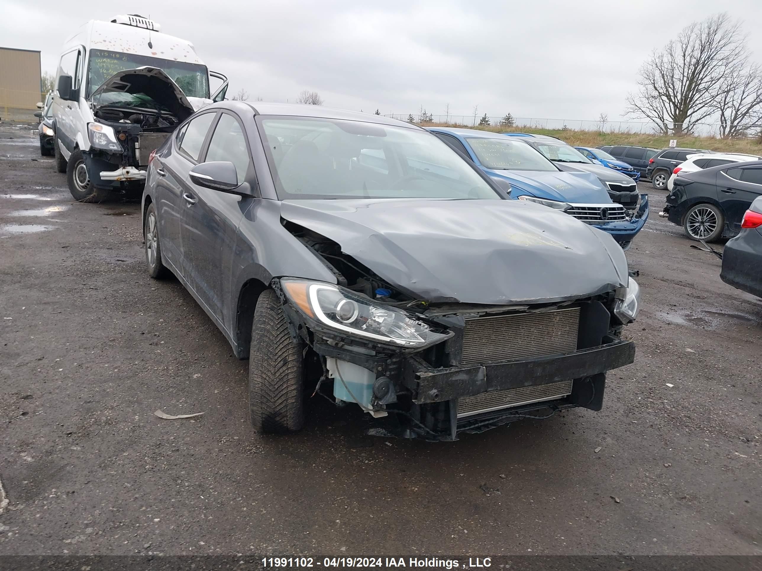 HYUNDAI ELANTRA 2018 kmhd84lf9ju662053