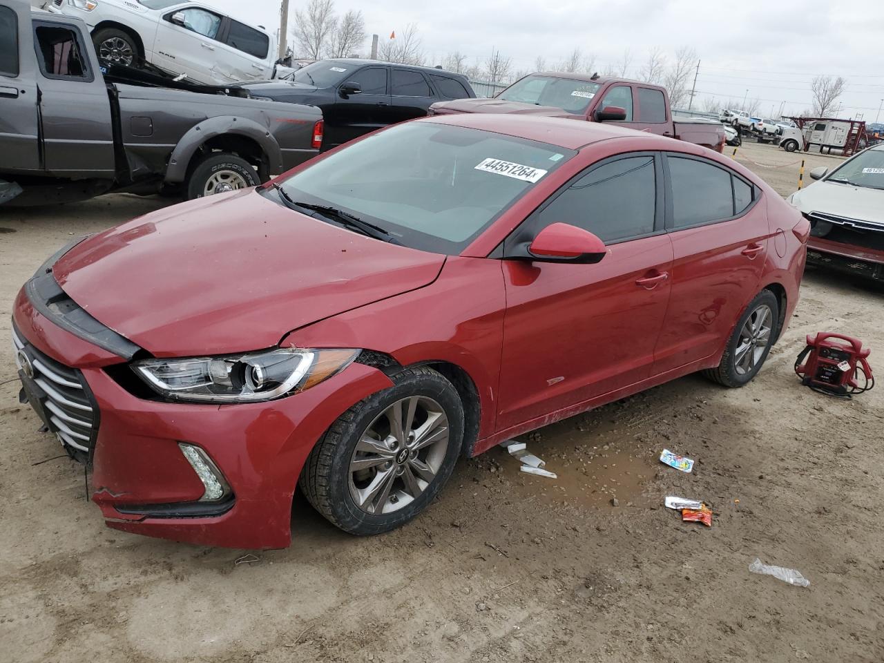 HYUNDAI ELANTRA 2017 kmhd84lfxhu141692