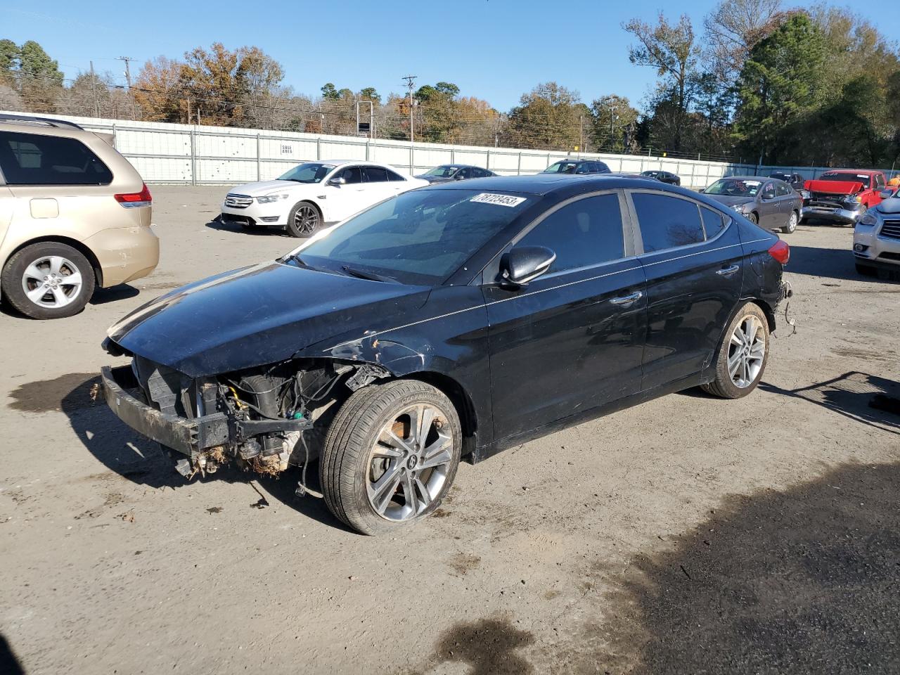 HYUNDAI ELANTRA 2017 kmhd84lfxhu161733