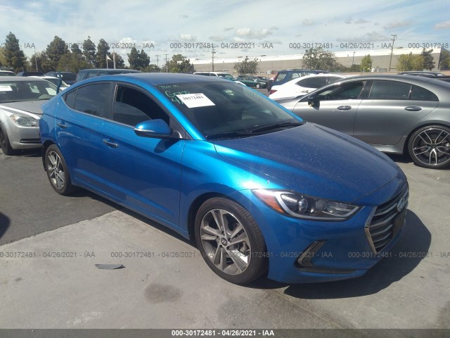 HYUNDAI ELANTRA 2017 kmhd84lfxhu224555