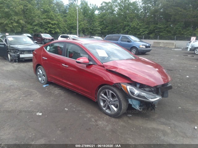 HYUNDAI ELANTRA 2017 kmhd84lfxhu285422