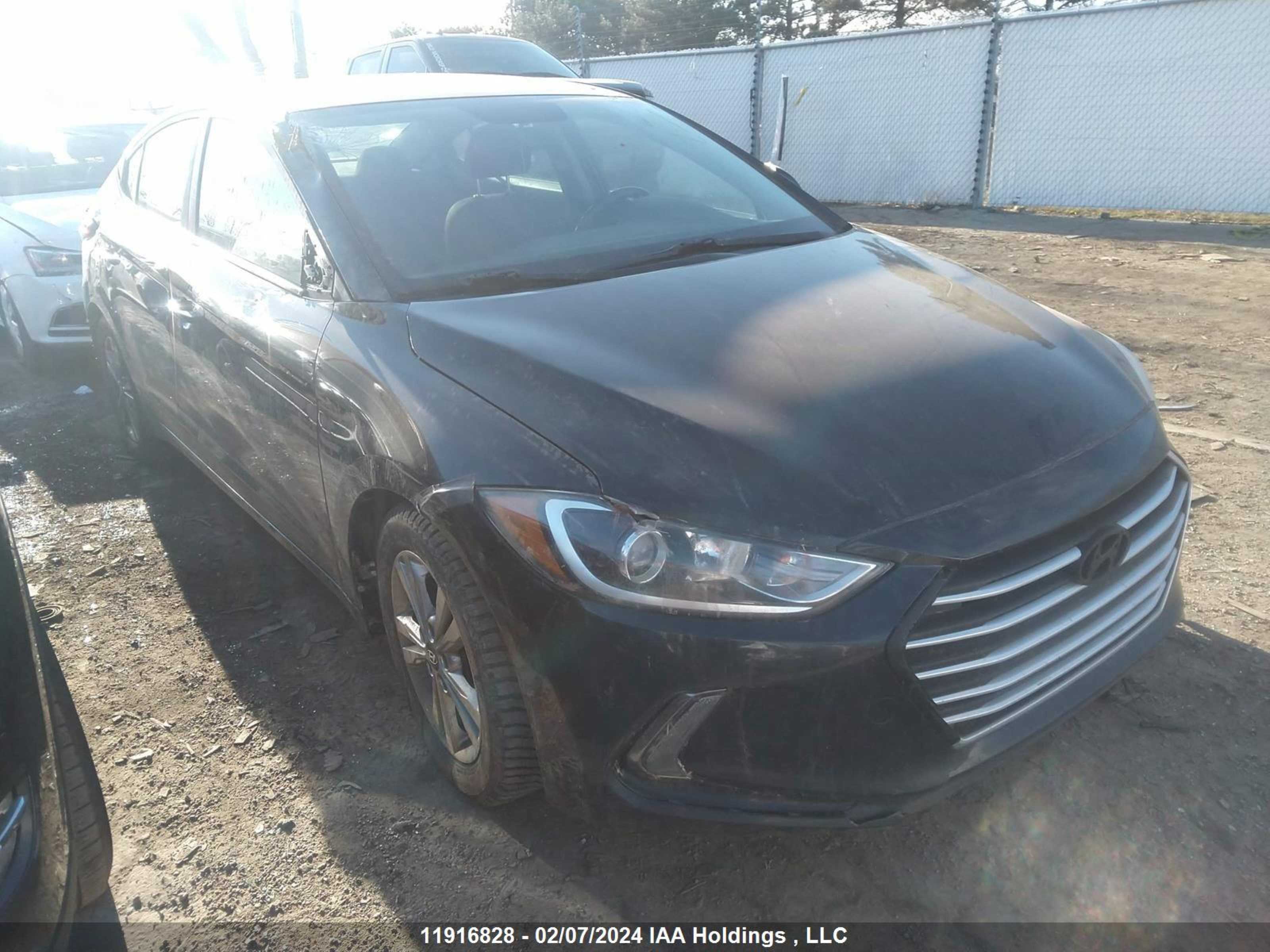 HYUNDAI ELANTRA 2017 kmhd84lfxhu304535