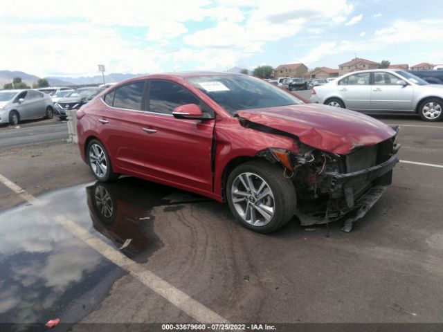 HYUNDAI ELANTRA 2017 kmhd84lfxhu313817