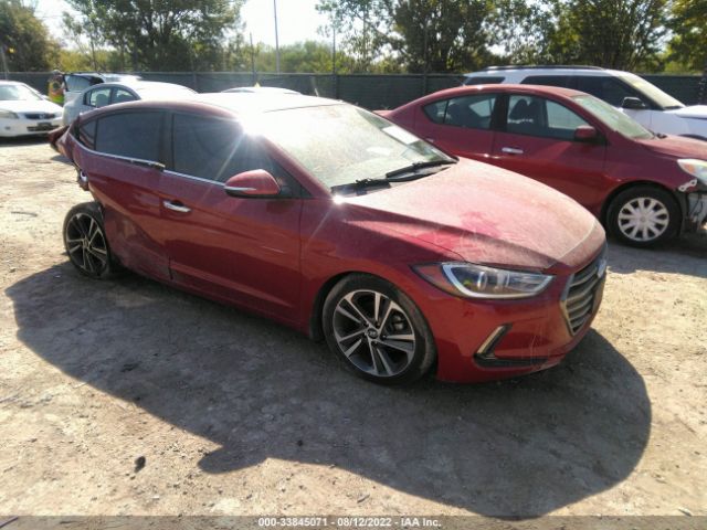 HYUNDAI ELANTRA 2017 kmhd84lfxhu339768