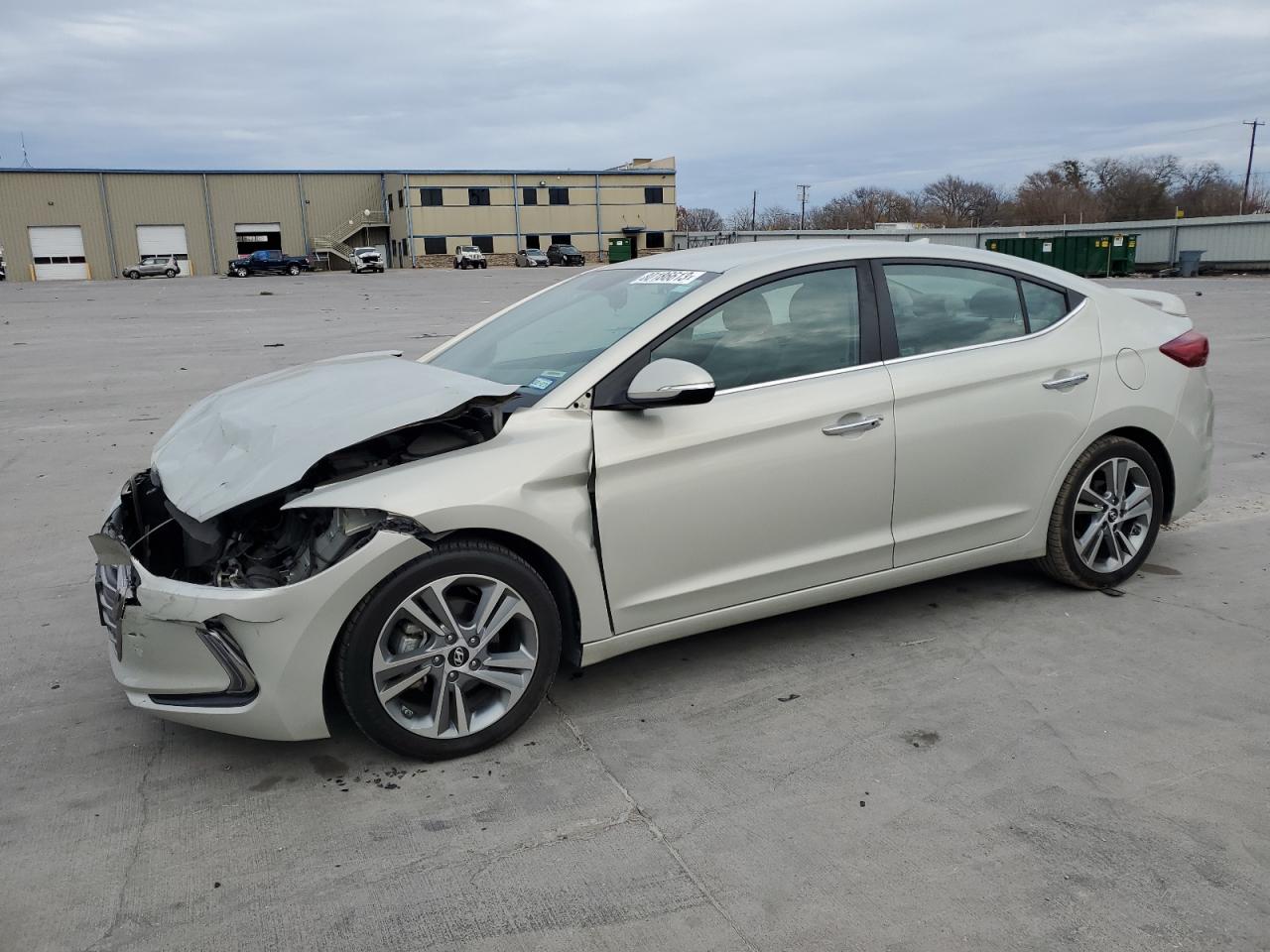 HYUNDAI ELANTRA 2017 kmhd84lfxhu365481