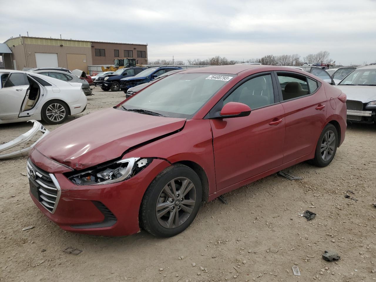 HYUNDAI ELANTRA 2017 kmhd84lfxhu425369