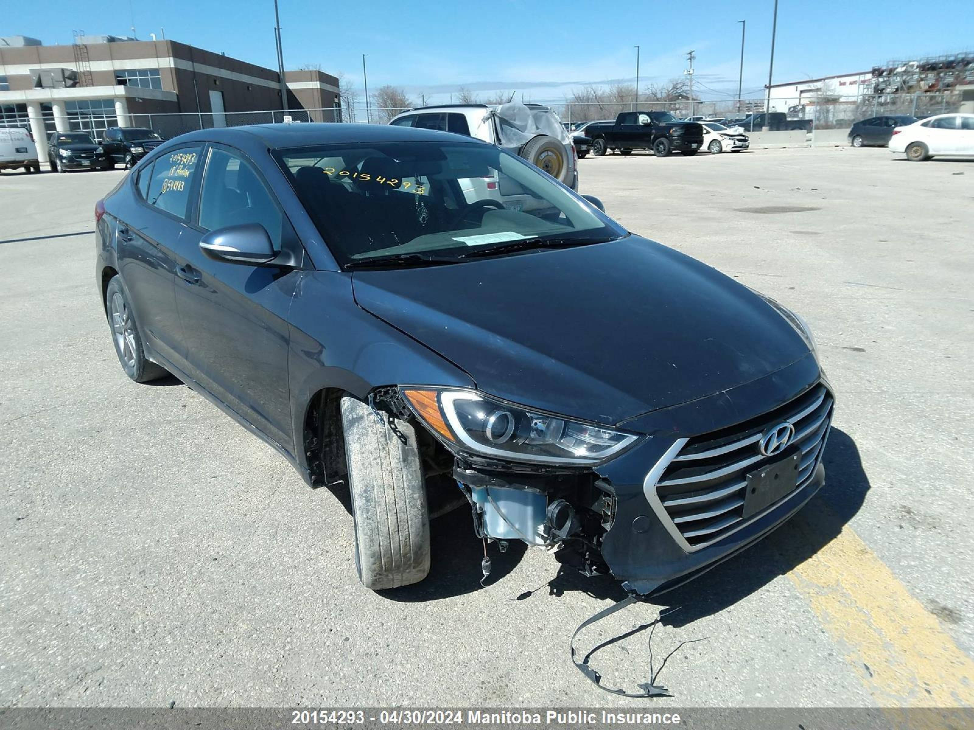 HYUNDAI ELANTRA 2018 kmhd84lfxju548983